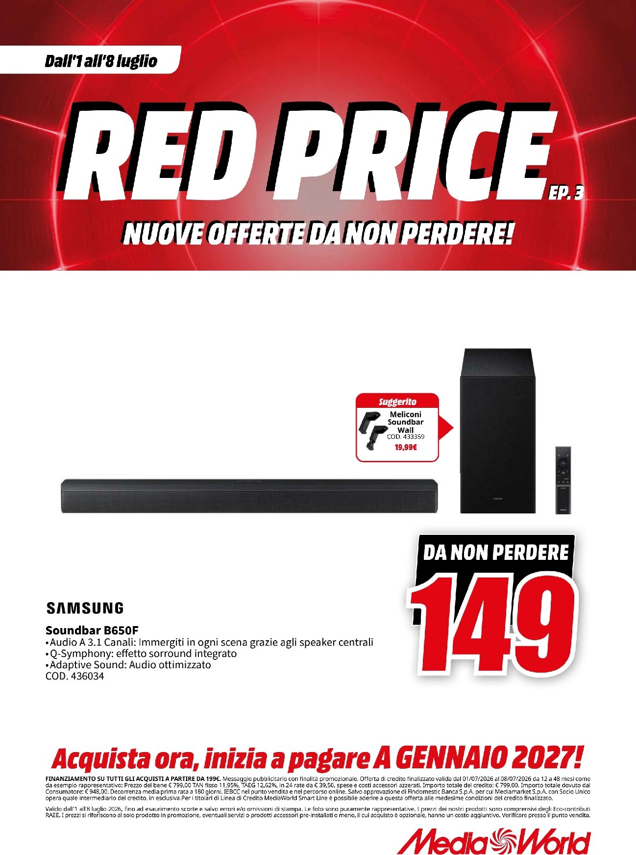 mediaworld - Volantino attuale di Mediaworld valido dal mercoledì 01/07/2026 al mercoledì 08/07/2026 - page: 13
