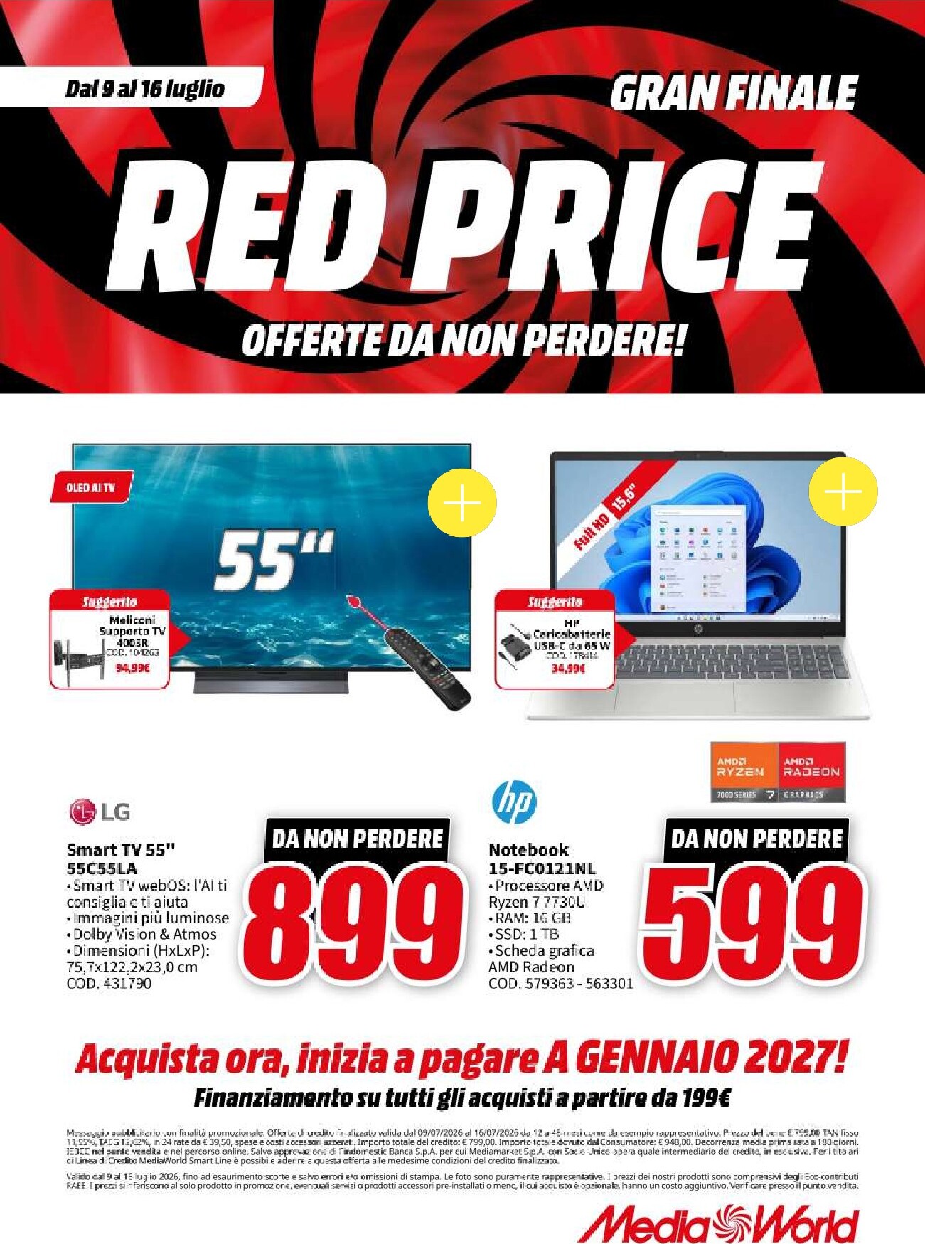 mediaworld - Volantino attuale di Mediaworld valido dal giovedì 09/07/2026 al giovedì 16/07/2026