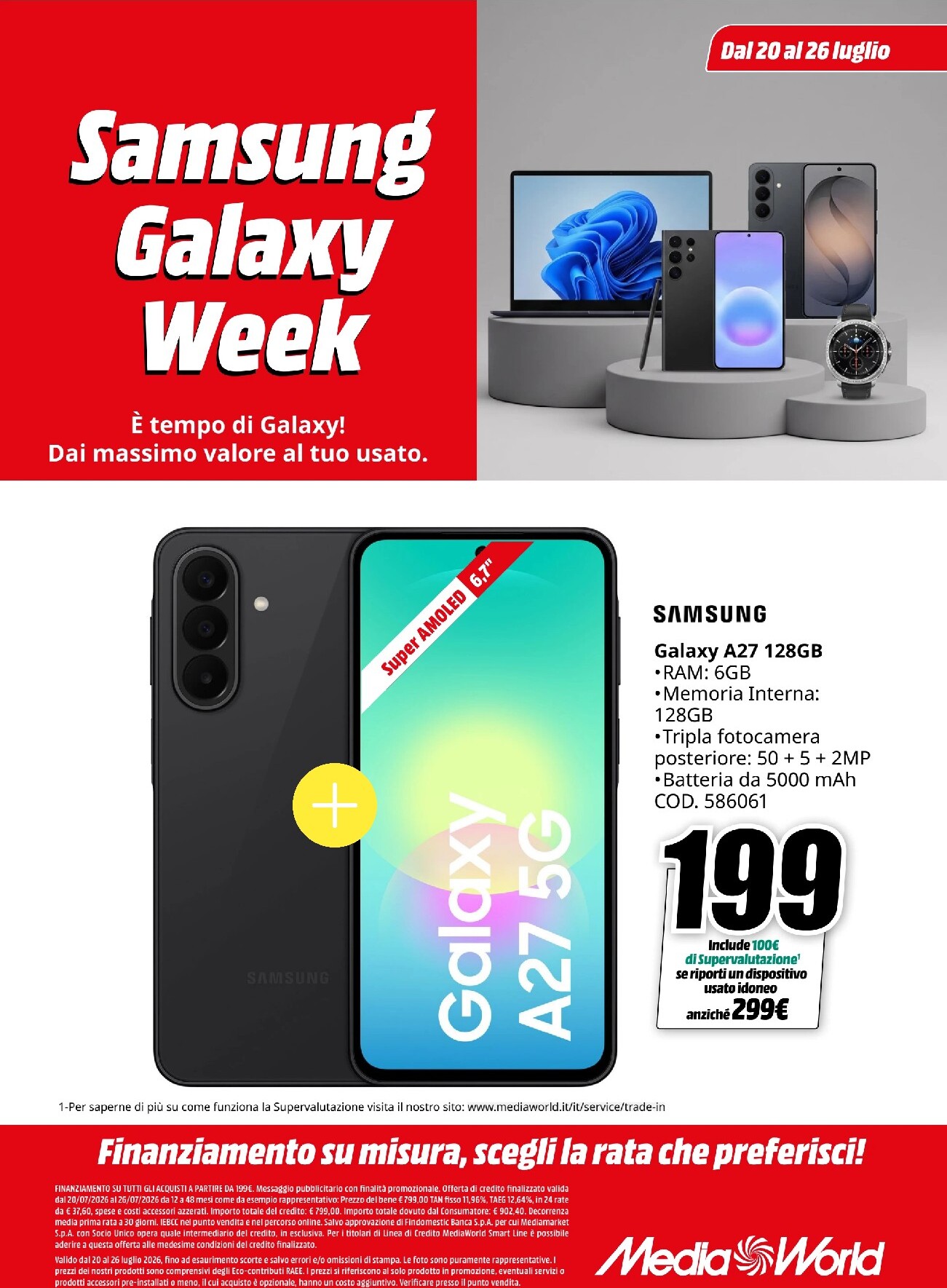 mediaworld - Volantino attuale di Mediaworld - Galaxy Week valido dal lunedì 20/07/2026 al domenica 26/07/2026 - page: 3