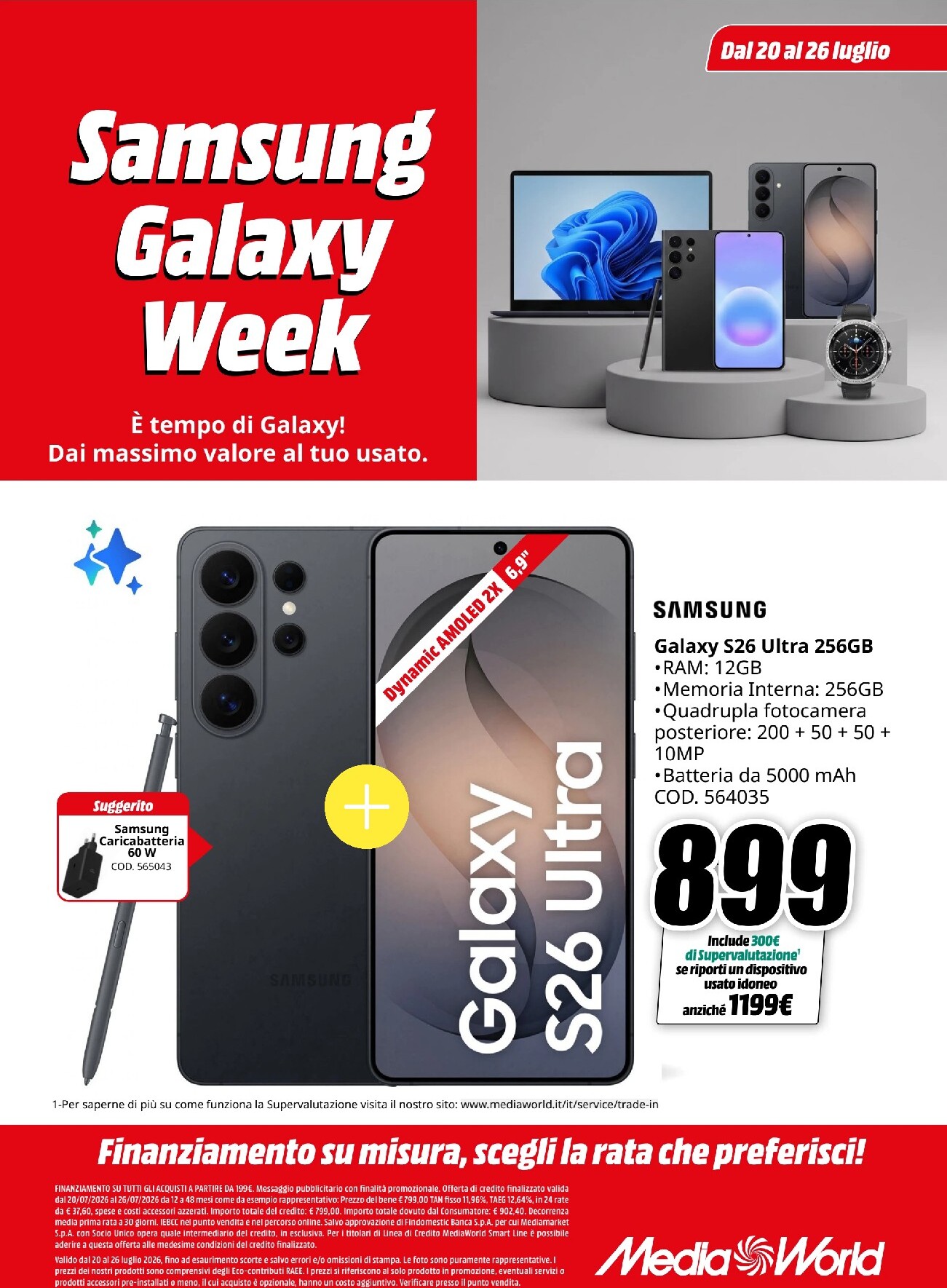 mediaworld - Volantino attuale di Mediaworld - Galaxy Week valido dal lunedì 20/07/2026 al domenica 26/07/2026 - page: 2