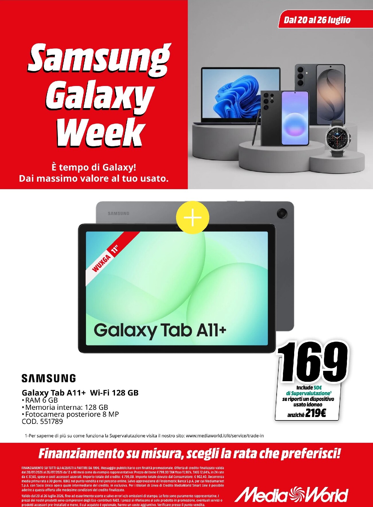 mediaworld - Volantino attuale di Mediaworld - Galaxy Week valido dal lunedì 20/07/2026 al domenica 26/07/2026 - page: 8