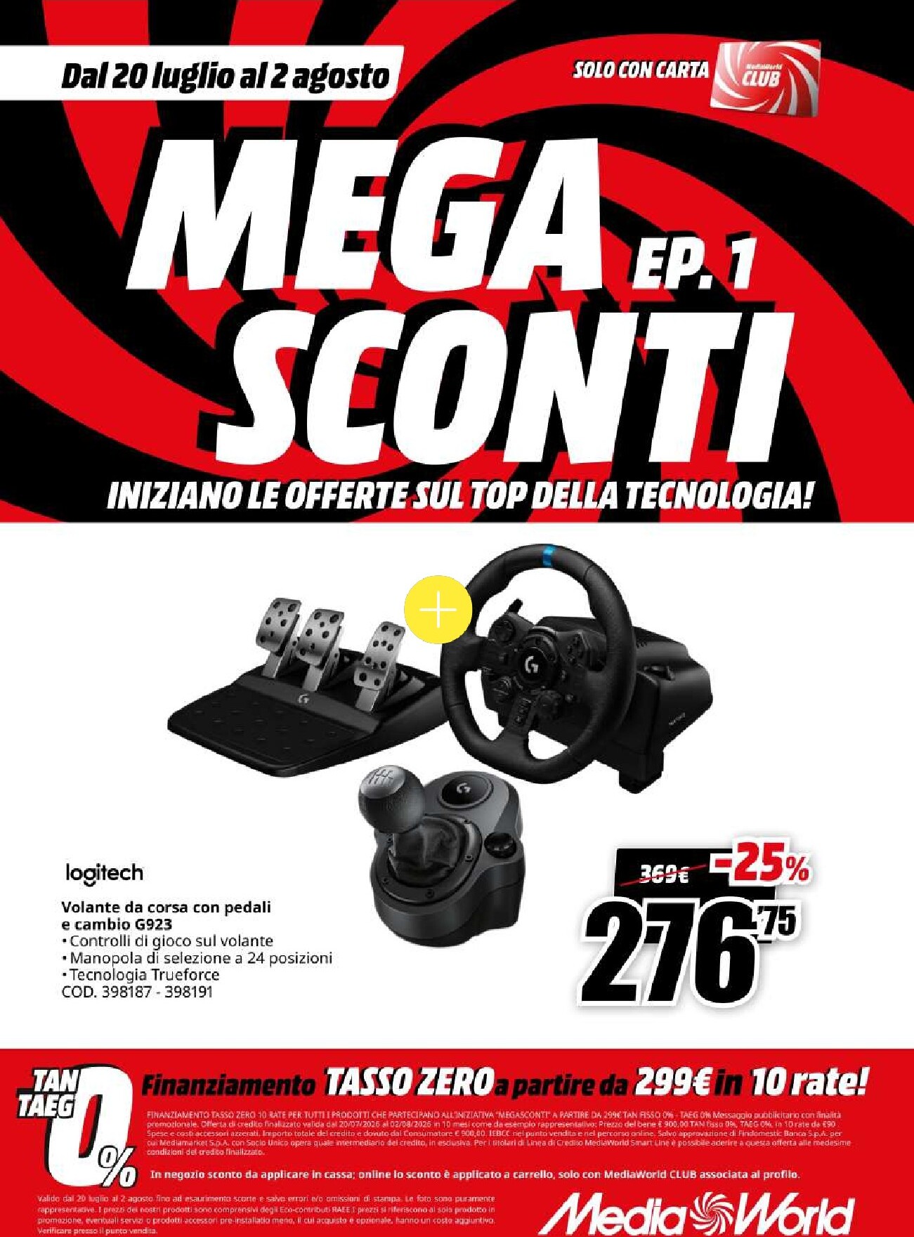 mediaworld - Volantino attuale di Mediaworld - Mega Sconti valido dal lunedì 20/07/2026 al domenica 02/08/2026 - page: 40