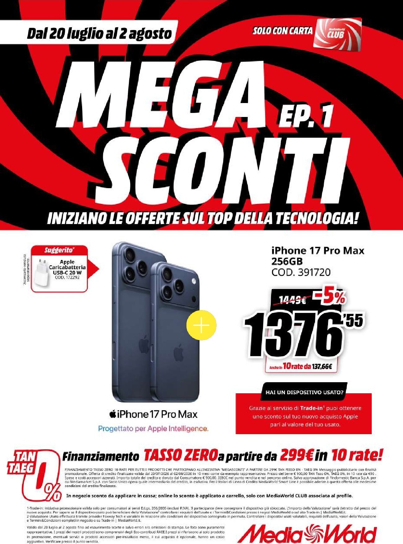 mediaworld - Volantino attuale di Mediaworld - Mega Sconti valido dal lunedì 20/07/2026 al domenica 02/08/2026 - page: 16