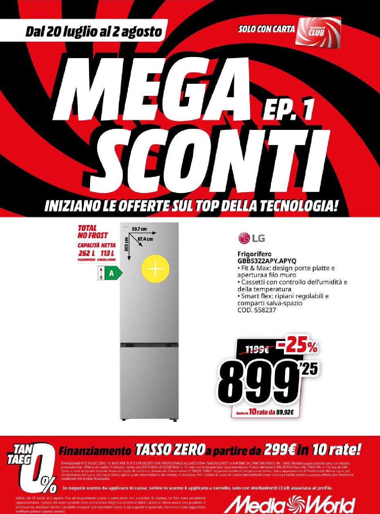 mediaworld - Volantino attuale di Mediaworld - Mega Sconti valido dal lunedì 20/07/2026 al domenica 02/08/2026 - page: 45