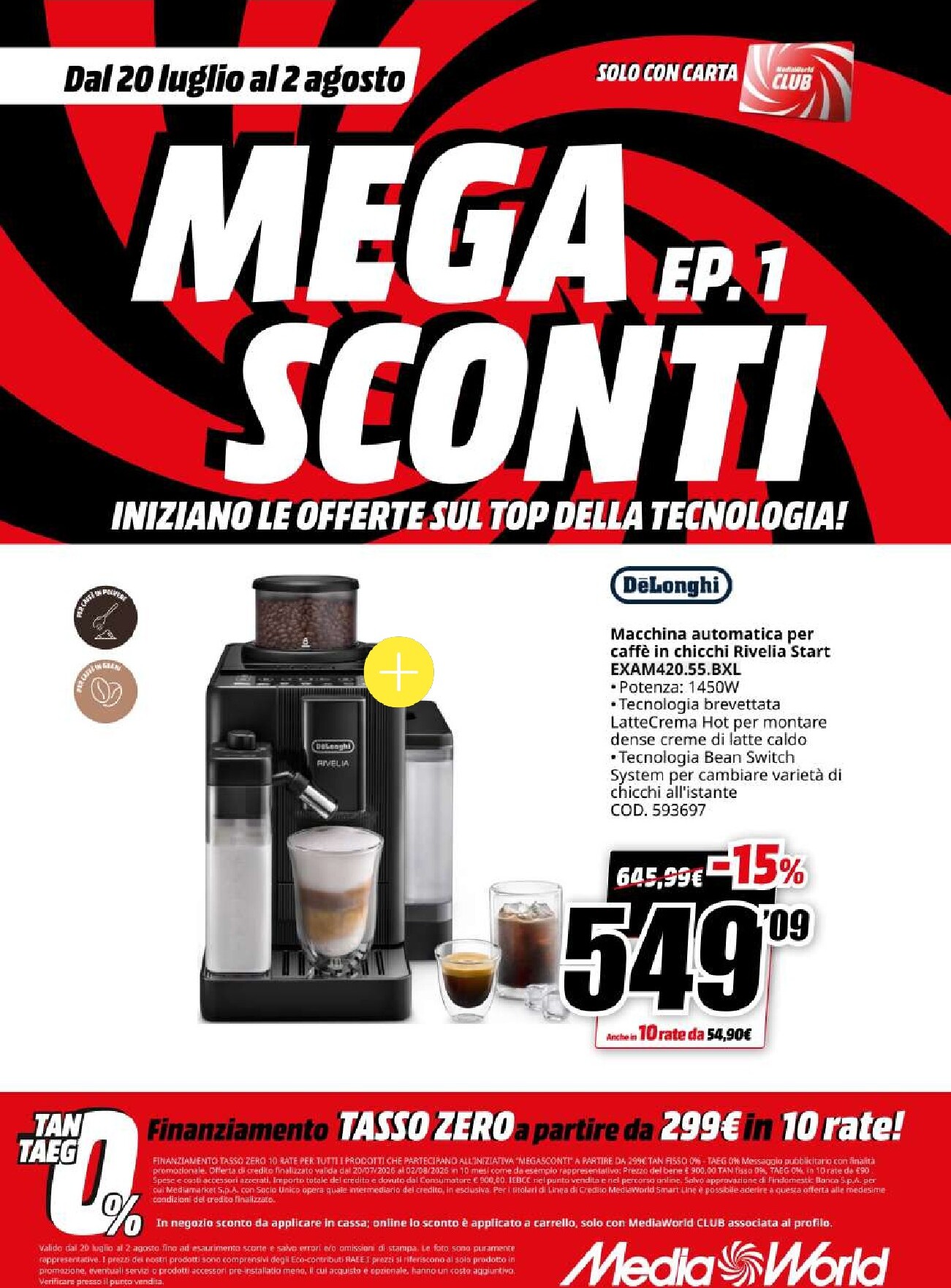mediaworld - Volantino attuale di Mediaworld - Mega Sconti valido dal lunedì 20/07/2026 al domenica 02/08/2026 - page: 60