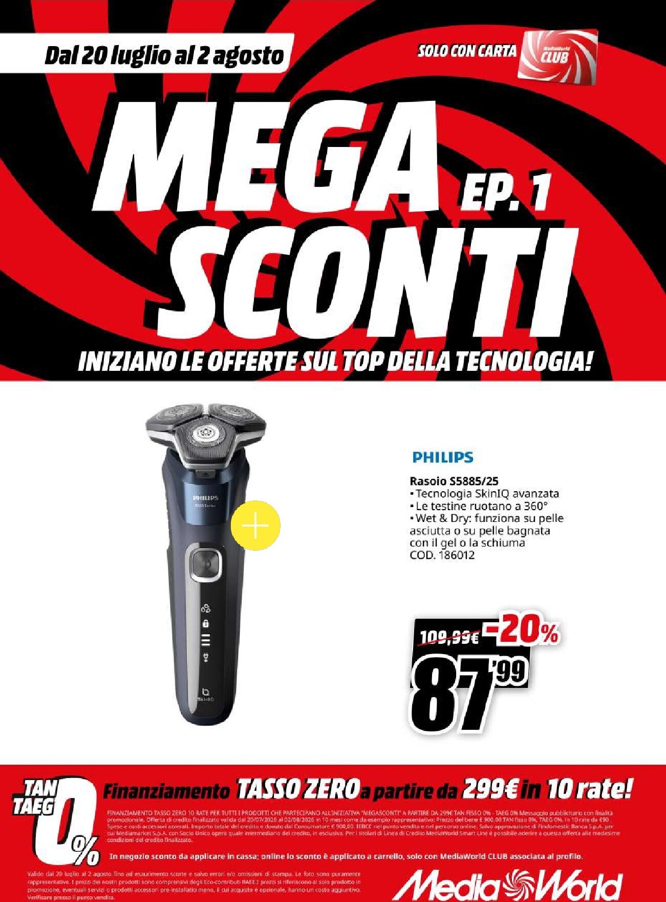 mediaworld - Volantino attuale di Mediaworld - Mega Sconti valido dal lunedì 20/07/2026 al domenica 02/08/2026 - page: 65