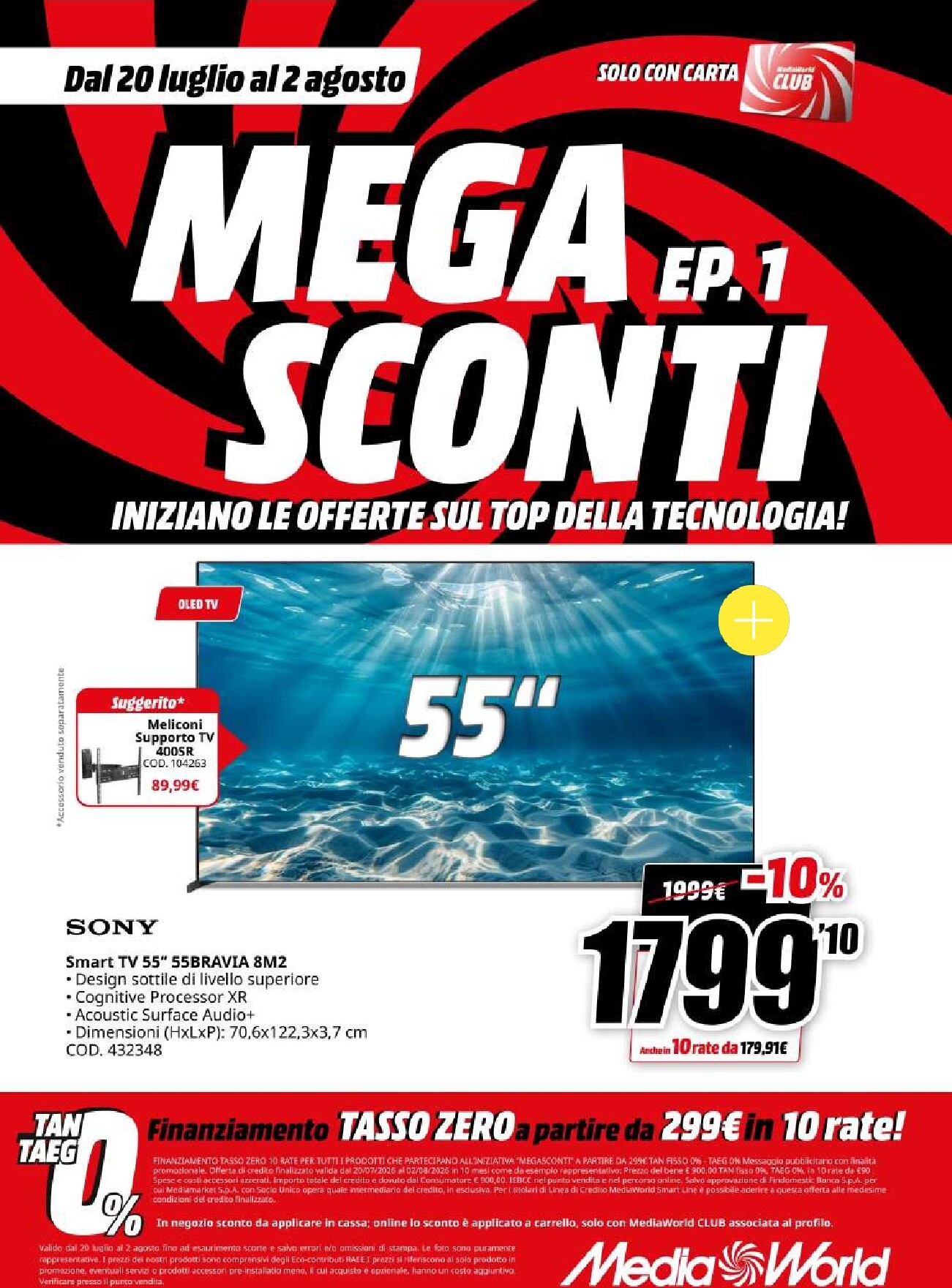 mediaworld - Volantino attuale di Mediaworld - Mega Sconti valido dal lunedì 20/07/2026 al domenica 02/08/2026 - page: 3