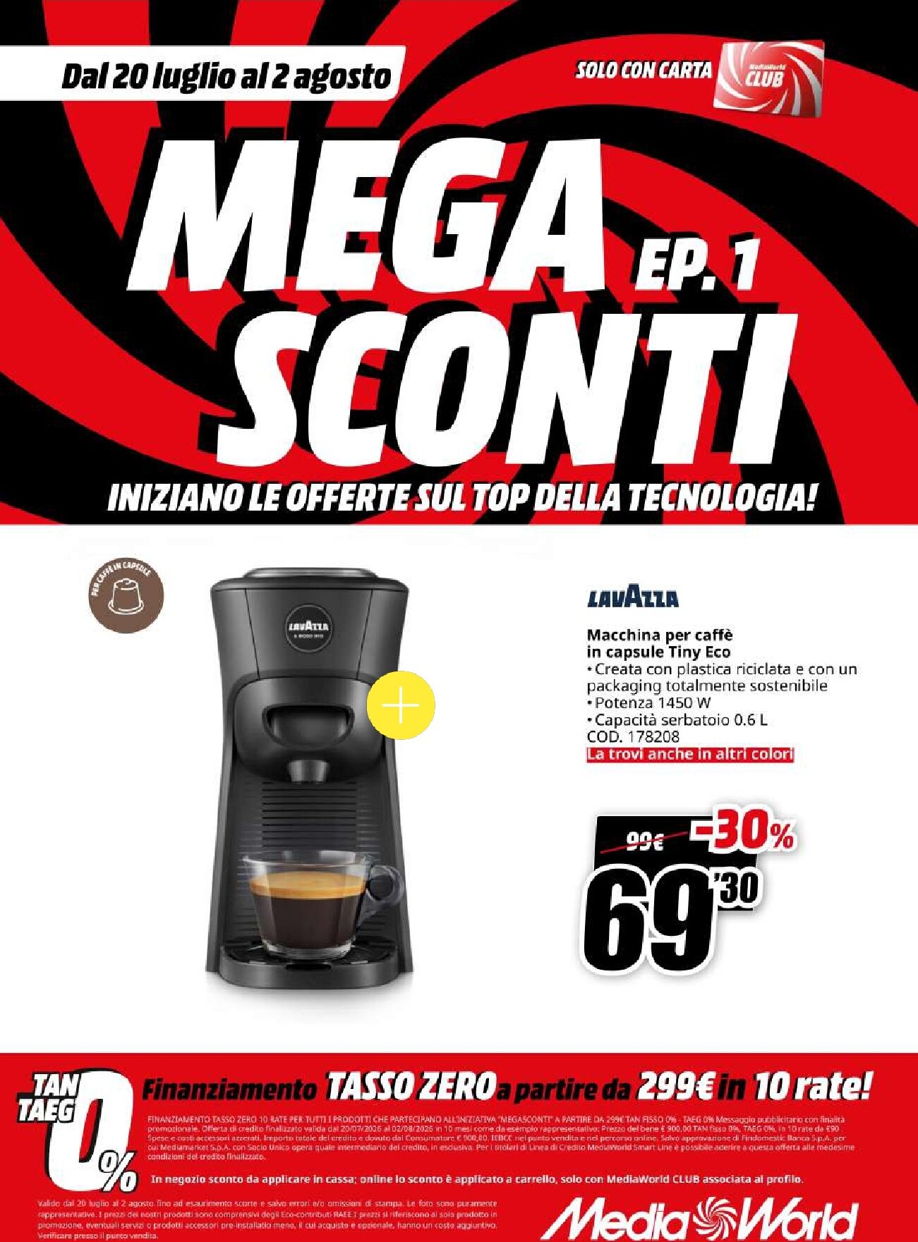 mediaworld - Volantino attuale di Mediaworld - Mega Sconti valido dal lunedì 20/07/2026 al domenica 02/08/2026 - page: 62