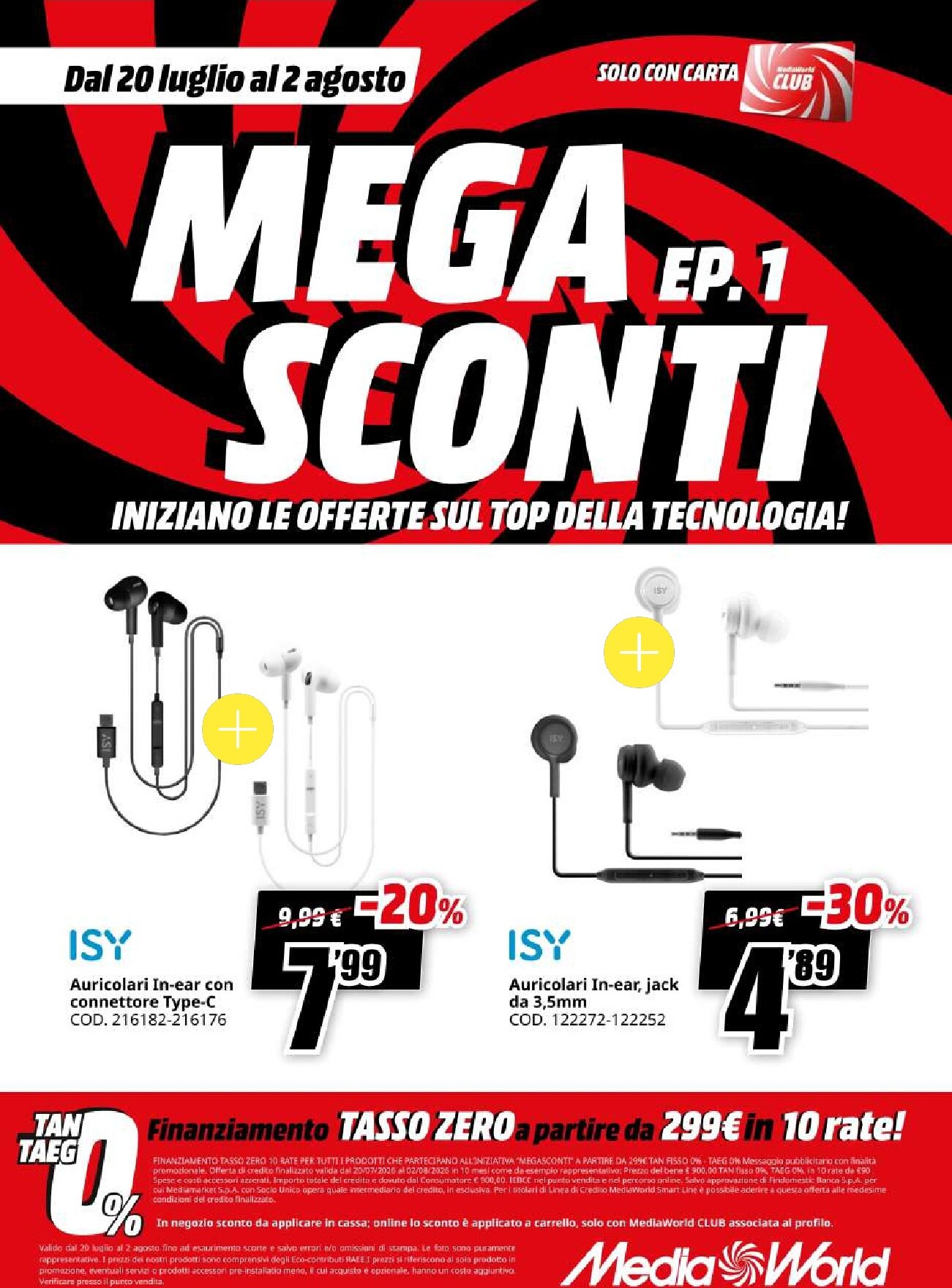 mediaworld - Volantino attuale di Mediaworld - Mega Sconti valido dal lunedì 20/07/2026 al domenica 02/08/2026 - page: 31