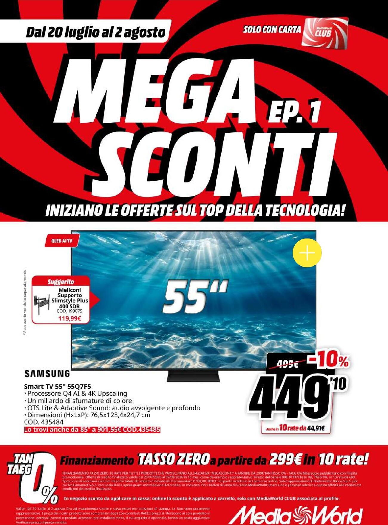 mediaworld - Volantino attuale di Mediaworld - Mega Sconti valido dal lunedì 20/07/2026 al domenica 02/08/2026 - page: 5