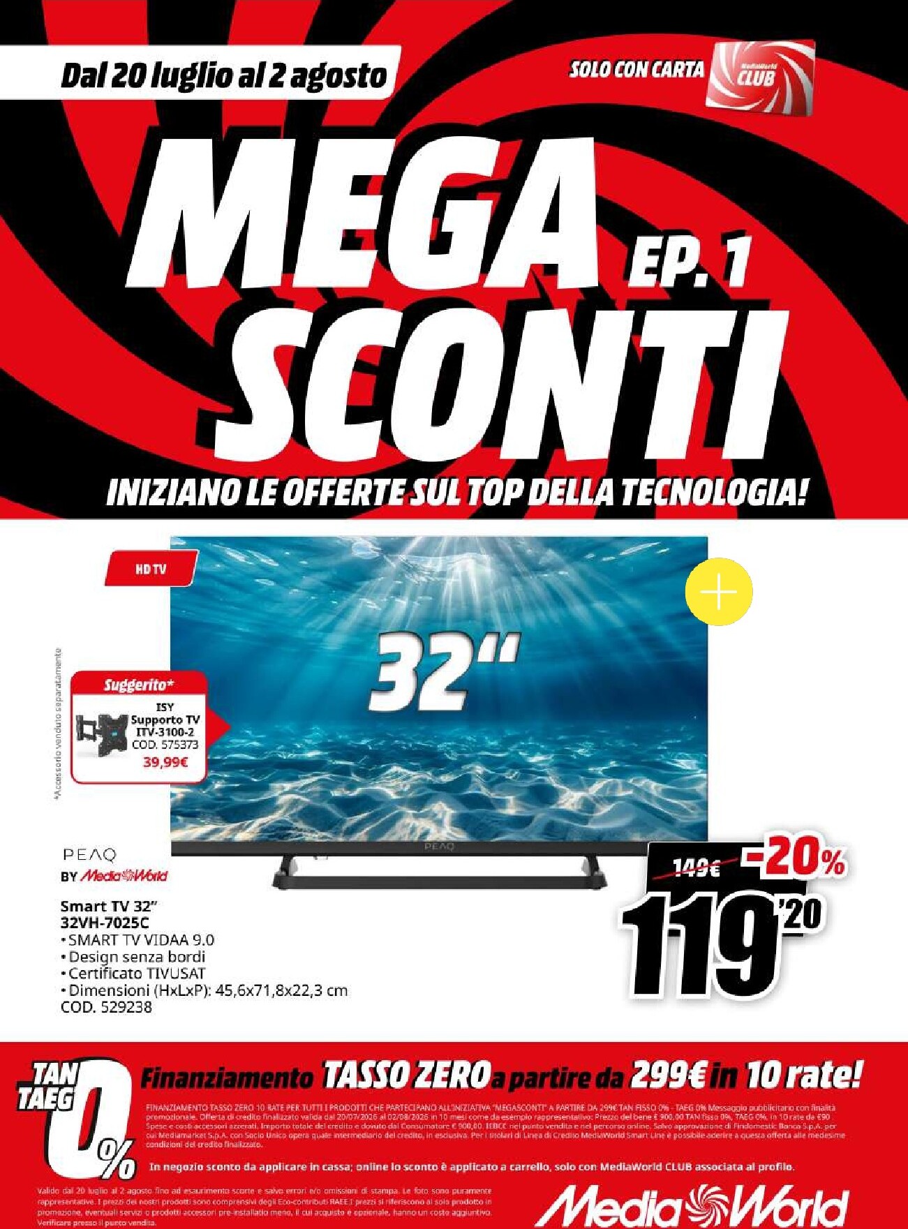 mediaworld - Volantino attuale di Mediaworld - Mega Sconti valido dal lunedì 20/07/2026 al domenica 02/08/2026 - page: 9