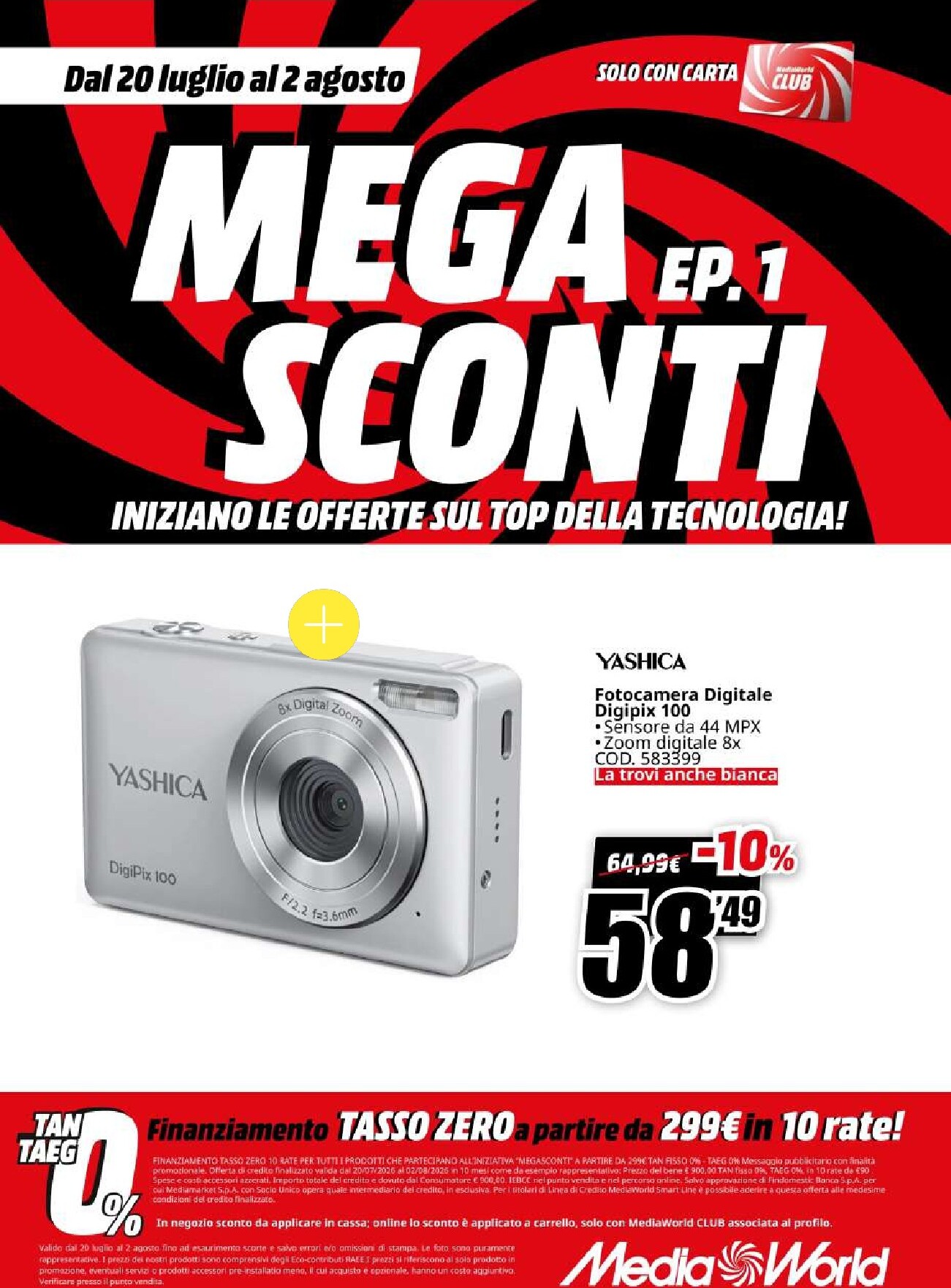 mediaworld - Volantino attuale di Mediaworld - Mega Sconti valido dal lunedì 20/07/2026 al domenica 02/08/2026 - page: 13