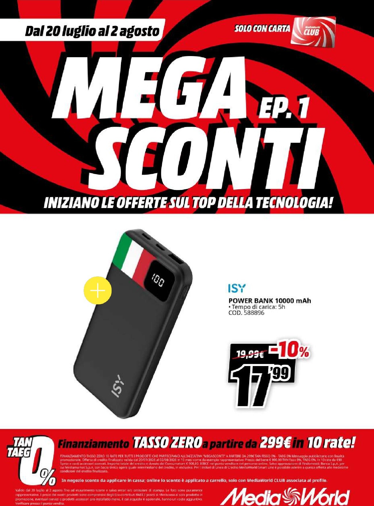 mediaworld - Volantino attuale di Mediaworld - Mega Sconti valido dal lunedì 20/07/2026 al domenica 02/08/2026 - page: 28