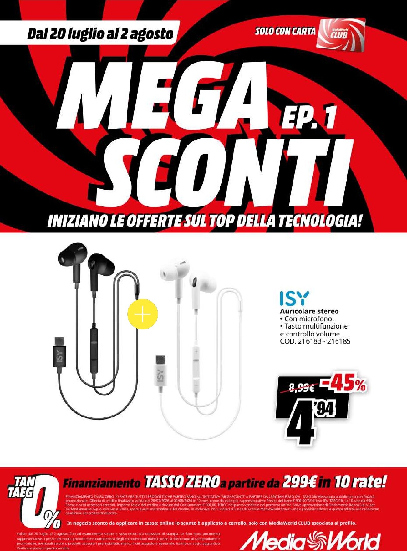 mediaworld - Volantino attuale di Mediaworld - Mega Sconti valido dal lunedì 20/07/2026 al domenica 02/08/2026 - page: 32
