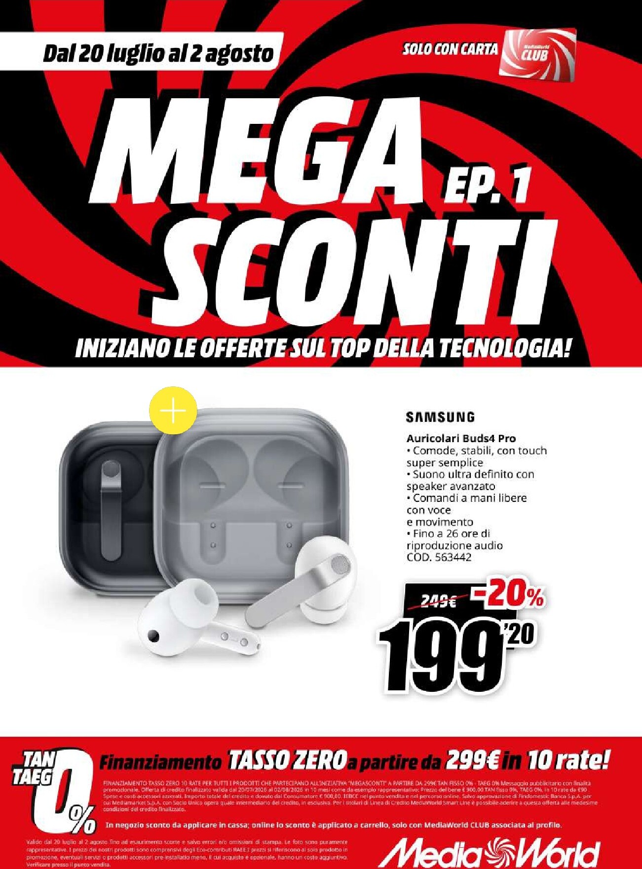 mediaworld - Volantino attuale di Mediaworld - Mega Sconti valido dal lunedì 20/07/2026 al domenica 02/08/2026 - page: 25