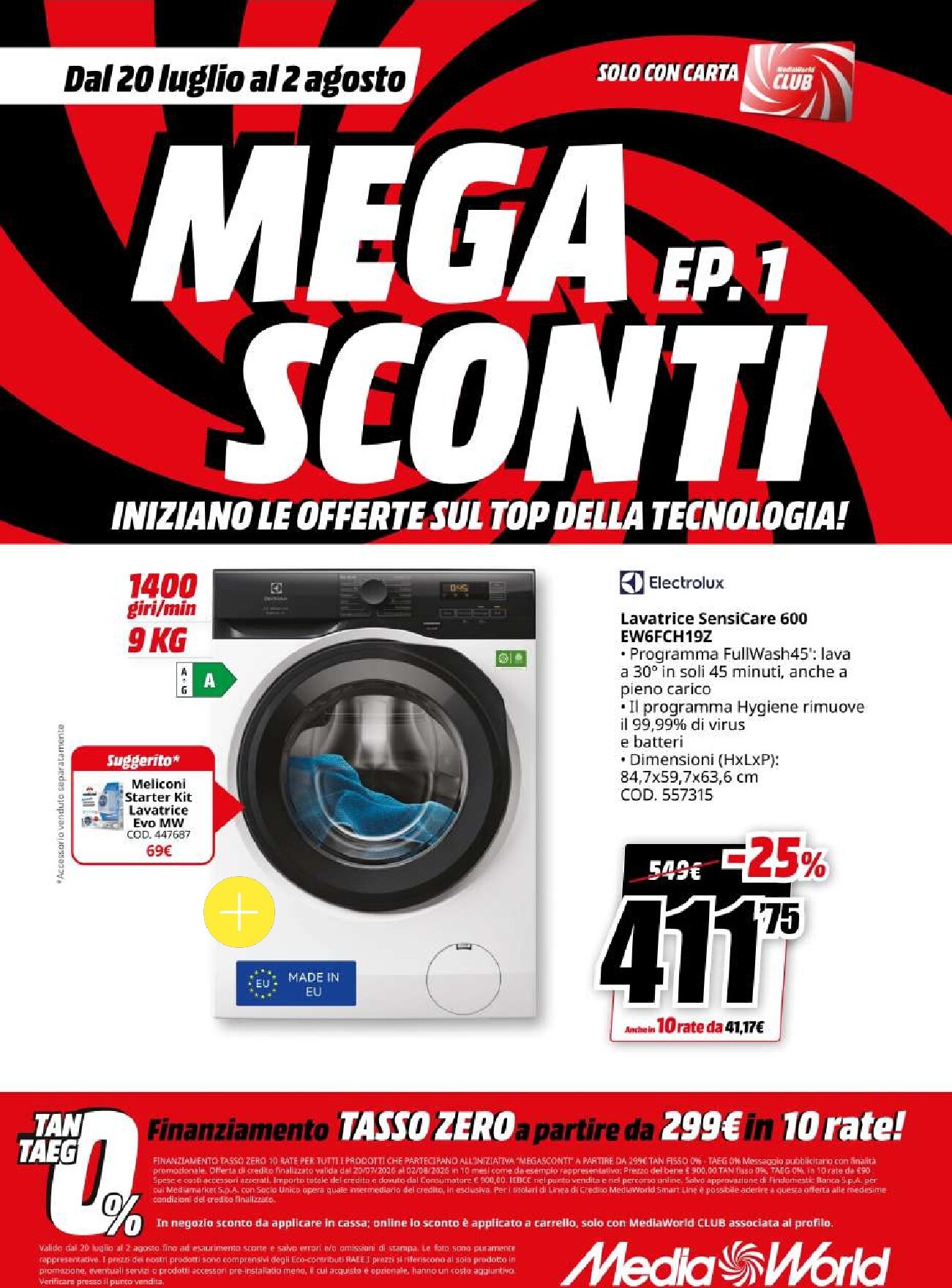 mediaworld - Volantino attuale di Mediaworld - Mega Sconti valido dal lunedì 20/07/2026 al domenica 02/08/2026 - page: 56