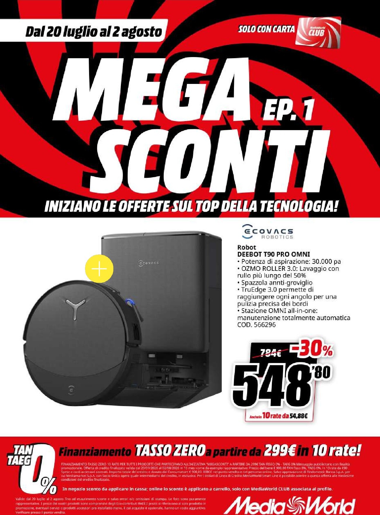 mediaworld - Volantino attuale di Mediaworld - Mega Sconti valido dal lunedì 20/07/2026 al domenica 02/08/2026 - page: 69