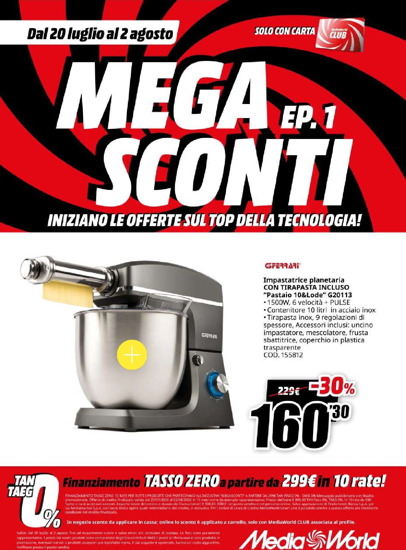 mediaworld - Volantino attuale di Mediaworld - Mega Sconti valido dal lunedì 20/07/2026 al domenica 02/08/2026 - page: 59