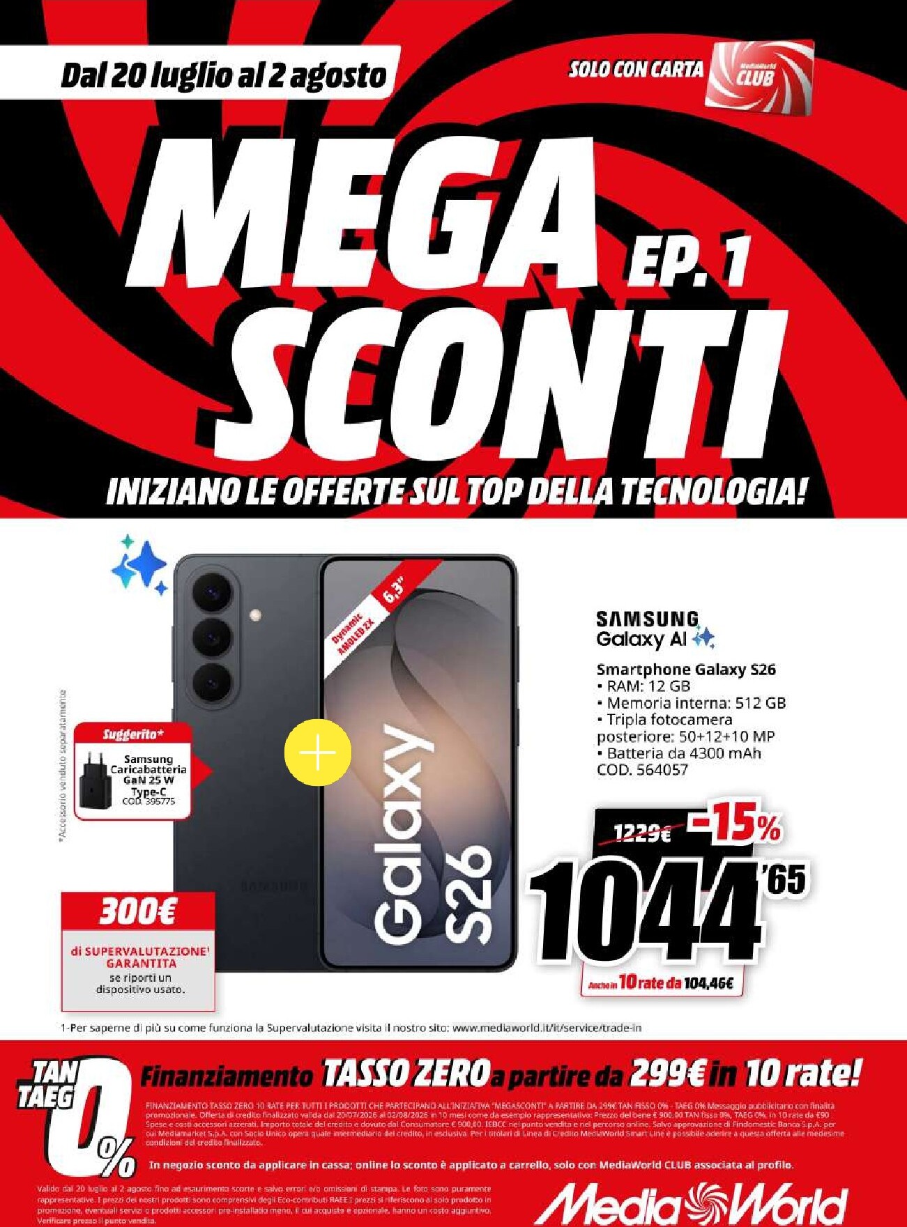 mediaworld - Volantino attuale di Mediaworld - Mega Sconti valido dal lunedì 20/07/2026 al domenica 02/08/2026 - page: 18