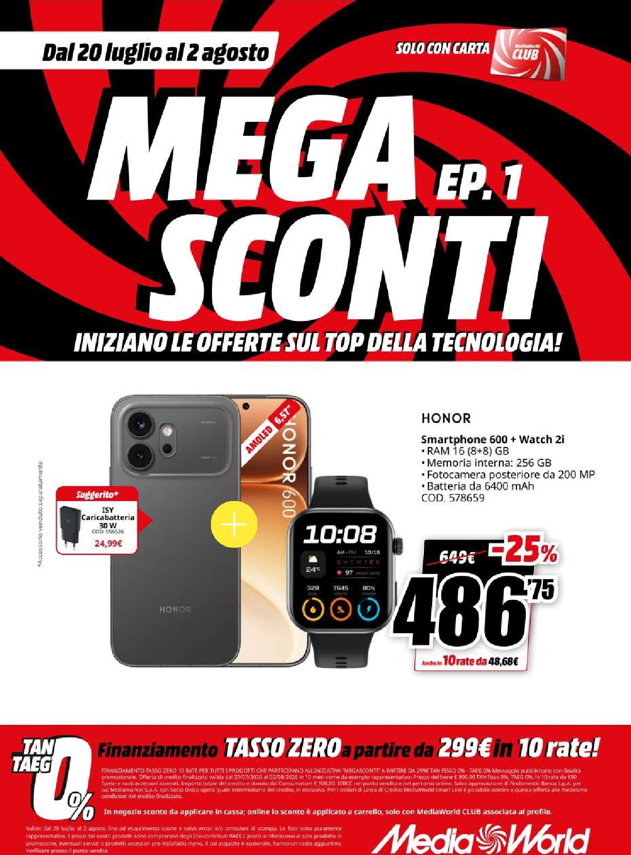 mediaworld - Volantino attuale di Mediaworld - Mega Sconti valido dal lunedì 20/07/2026 al domenica 02/08/2026 - page: 19