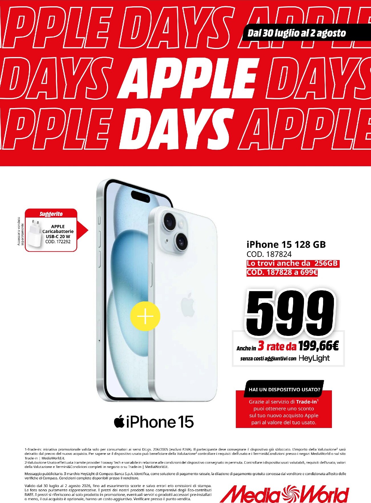 mediaworld - Volantino attuale di Mediaworld - Apple Days valido dal giovedì 30/07/2026 al domenica 02/08/2026 - page: 10