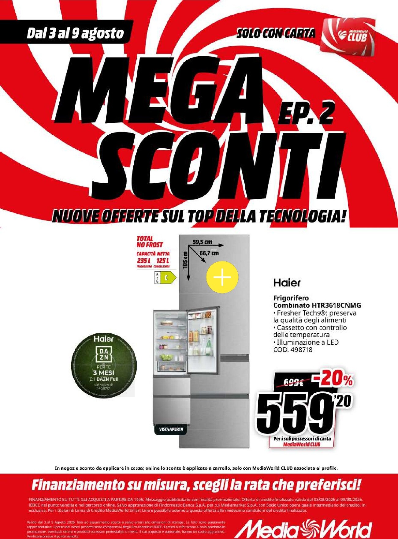 mediaworld - Volantino attuale di Mediaworld valido dal lunedì 03/08/2026 al domenica 09/08/2026 - page: 54