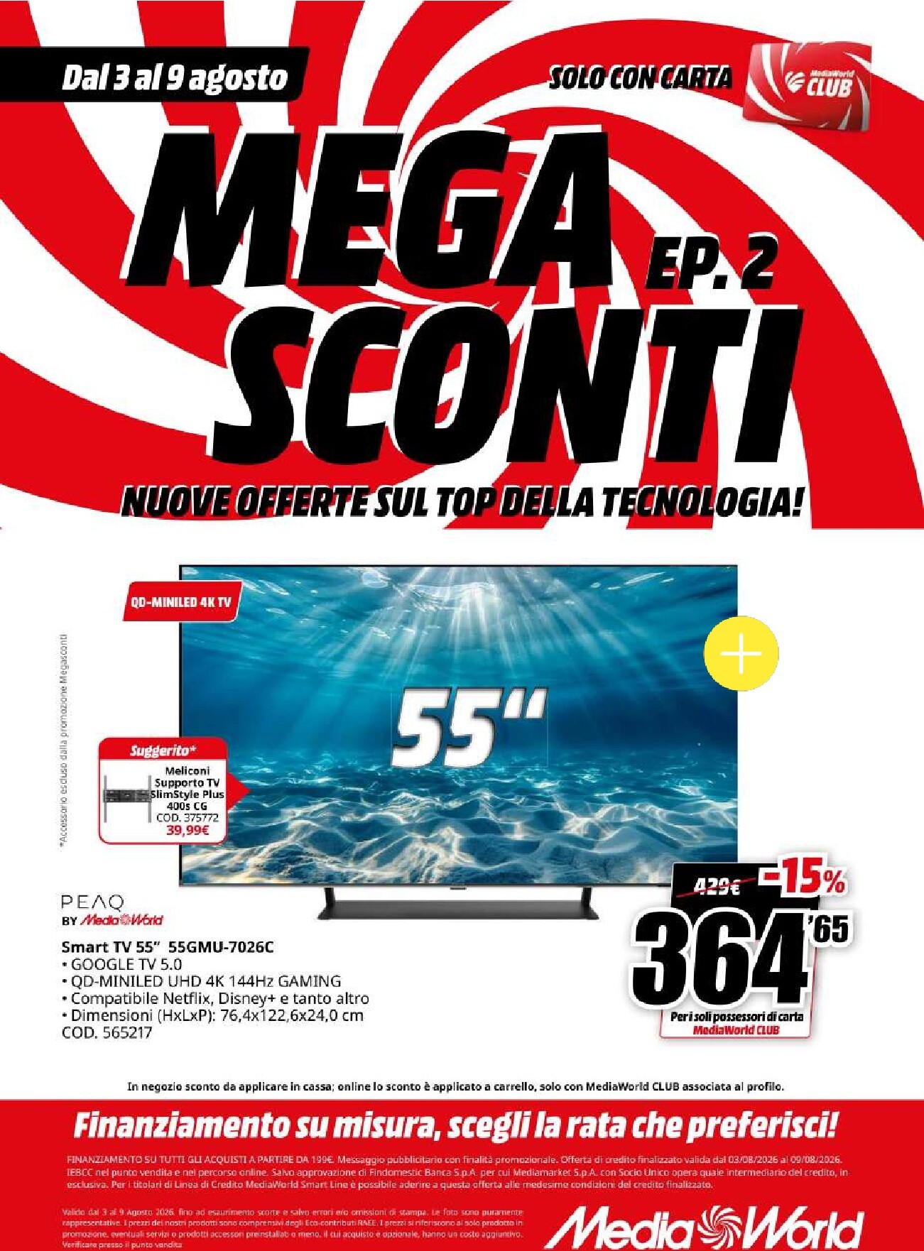 mediaworld - Volantino attuale di Mediaworld valido dal lunedì 03/08/2026 al domenica 09/08/2026 - page: 35