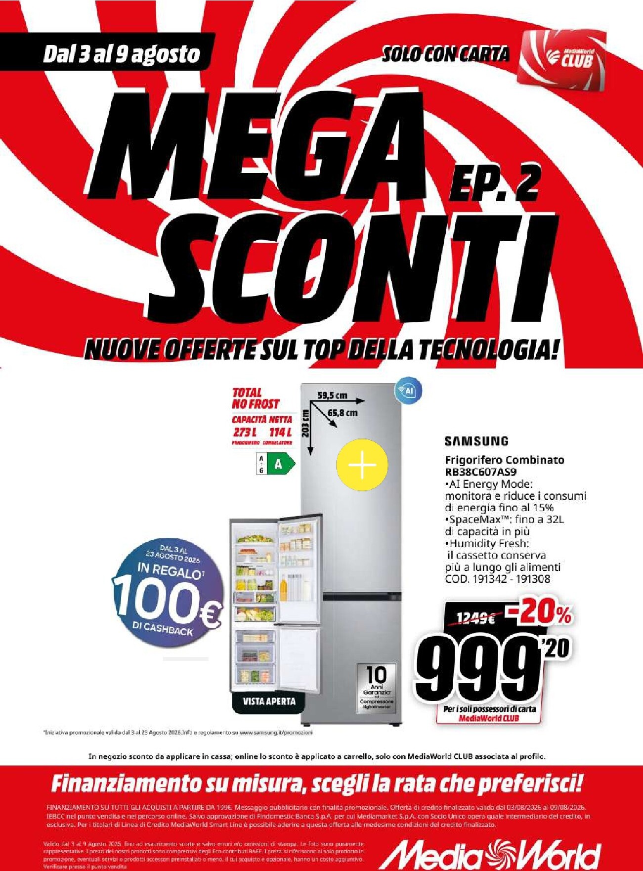 mediaworld - Volantino attuale di Mediaworld valido dal lunedì 03/08/2026 al domenica 09/08/2026 - page: 57