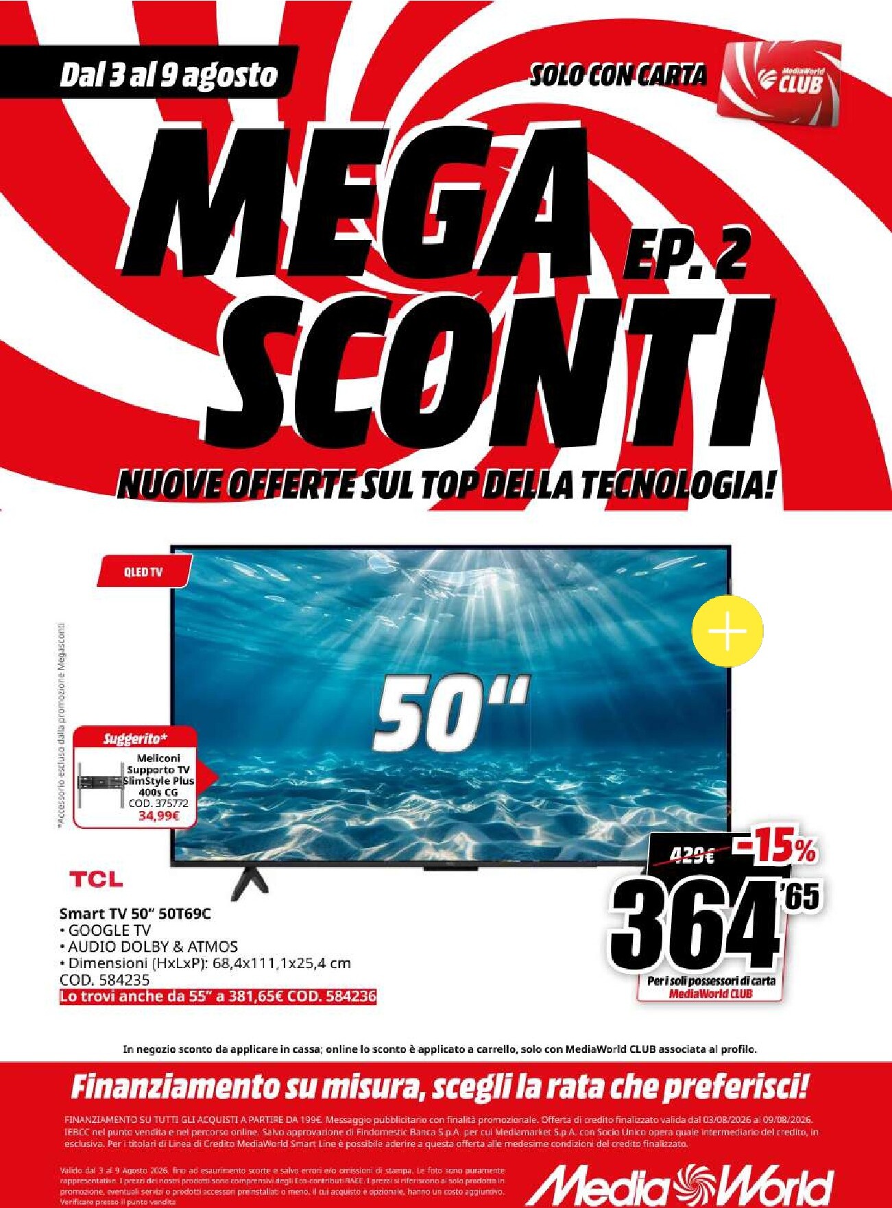 mediaworld - Volantino attuale di Mediaworld valido dal lunedì 03/08/2026 al domenica 09/08/2026 - page: 32