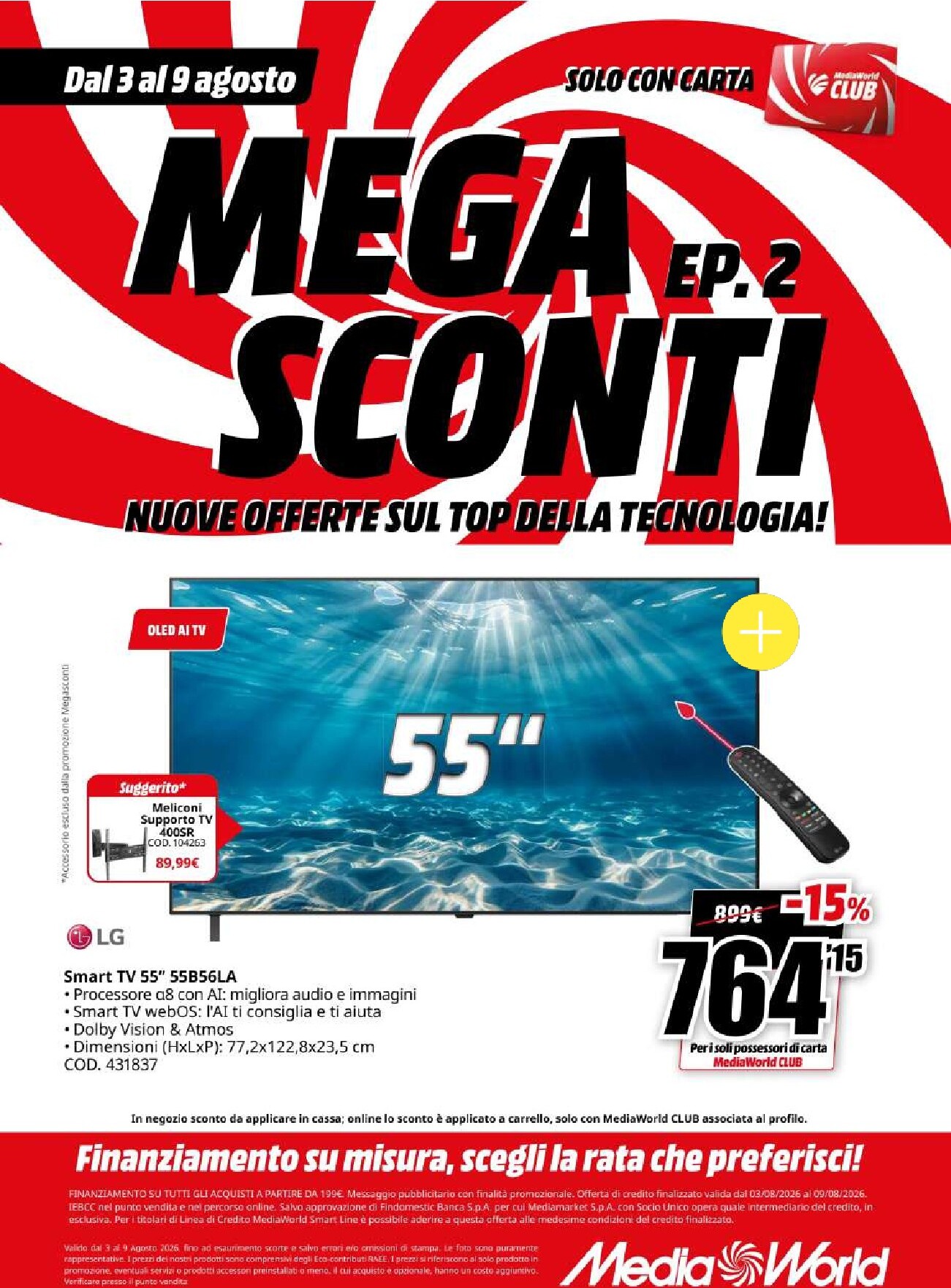 mediaworld - Volantino attuale di Mediaworld valido dal lunedì 03/08/2026 al domenica 09/08/2026 - page: 30