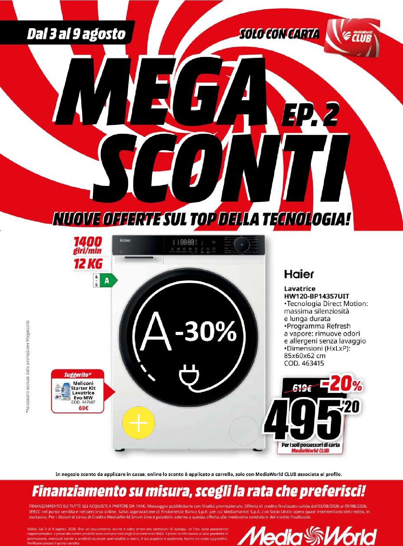 mediaworld - Volantino attuale di Mediaworld valido dal lunedì 03/08/2026 al domenica 09/08/2026 - page: 64