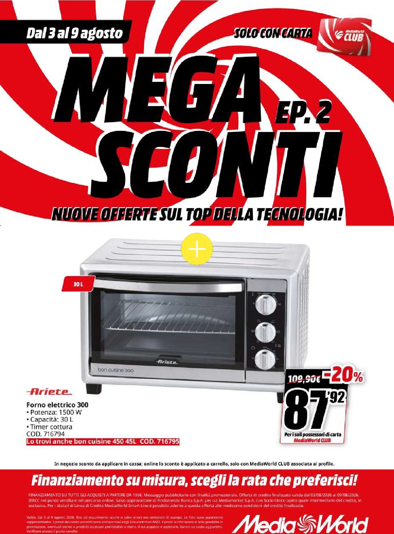 mediaworld - Volantino attuale di Mediaworld valido dal lunedì 03/08/2026 al domenica 09/08/2026 - page: 41