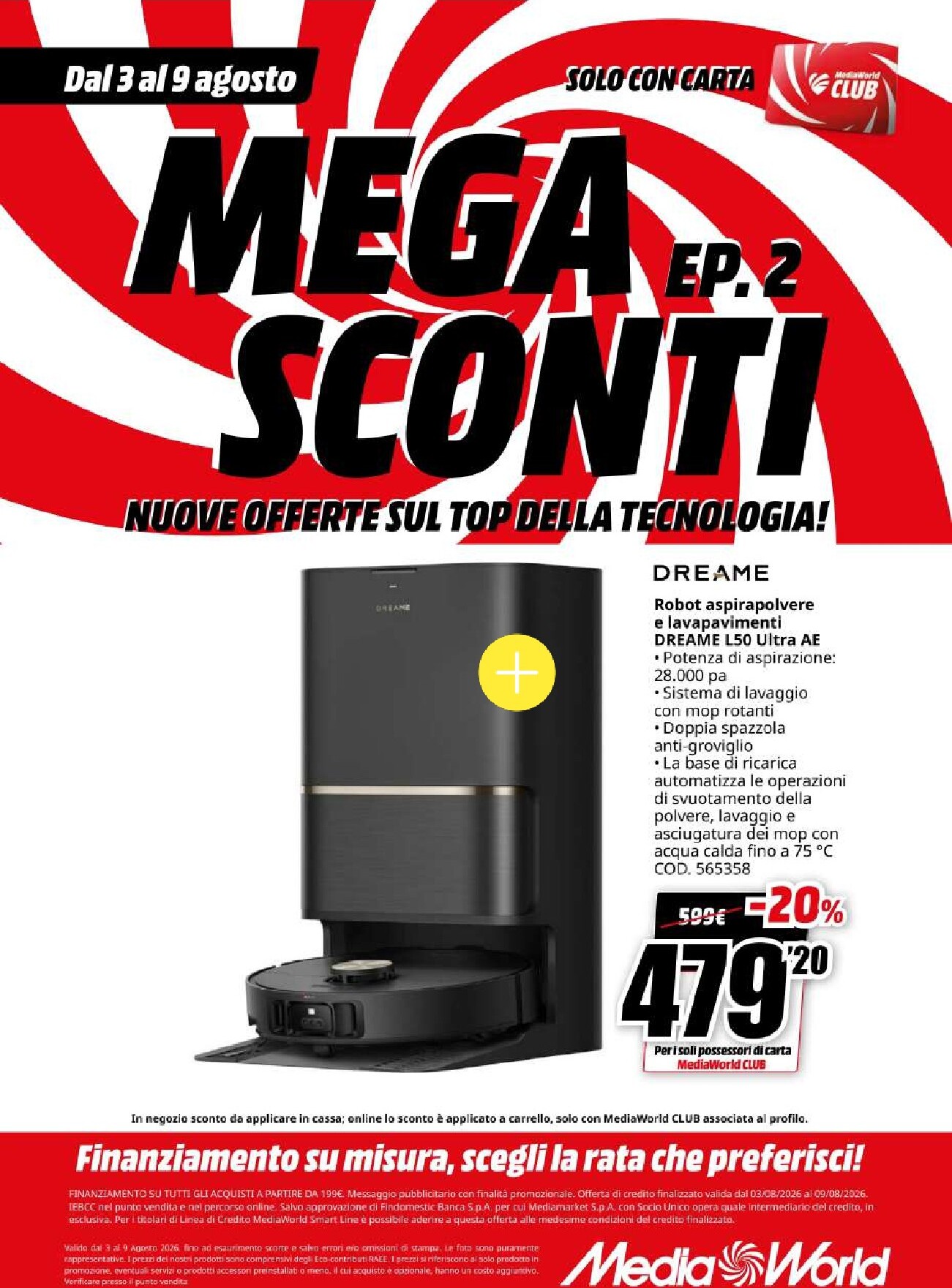 mediaworld - Volantino attuale di Mediaworld valido dal lunedì 03/08/2026 al domenica 09/08/2026 - page: 53