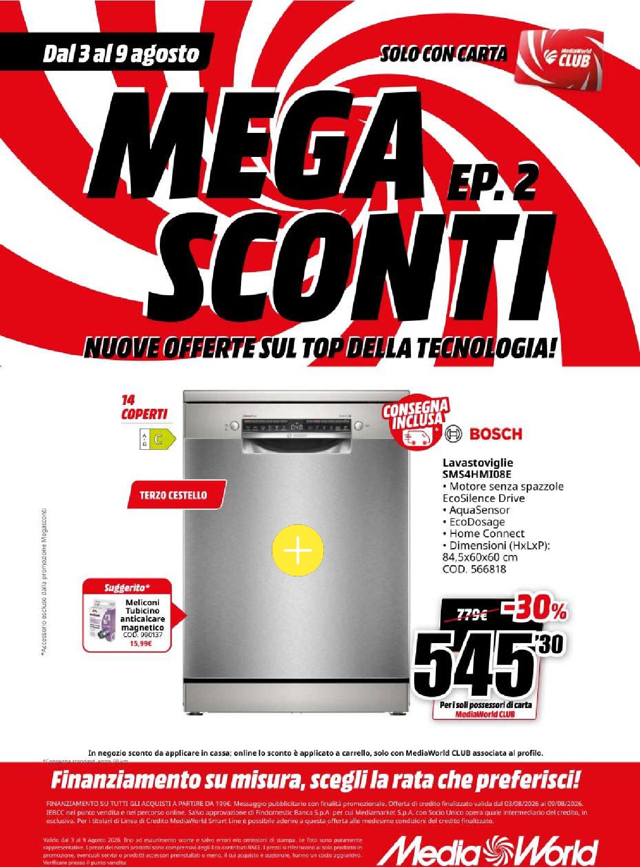 mediaworld - Volantino attuale di Mediaworld valido dal lunedì 03/08/2026 al domenica 09/08/2026 - page: 60