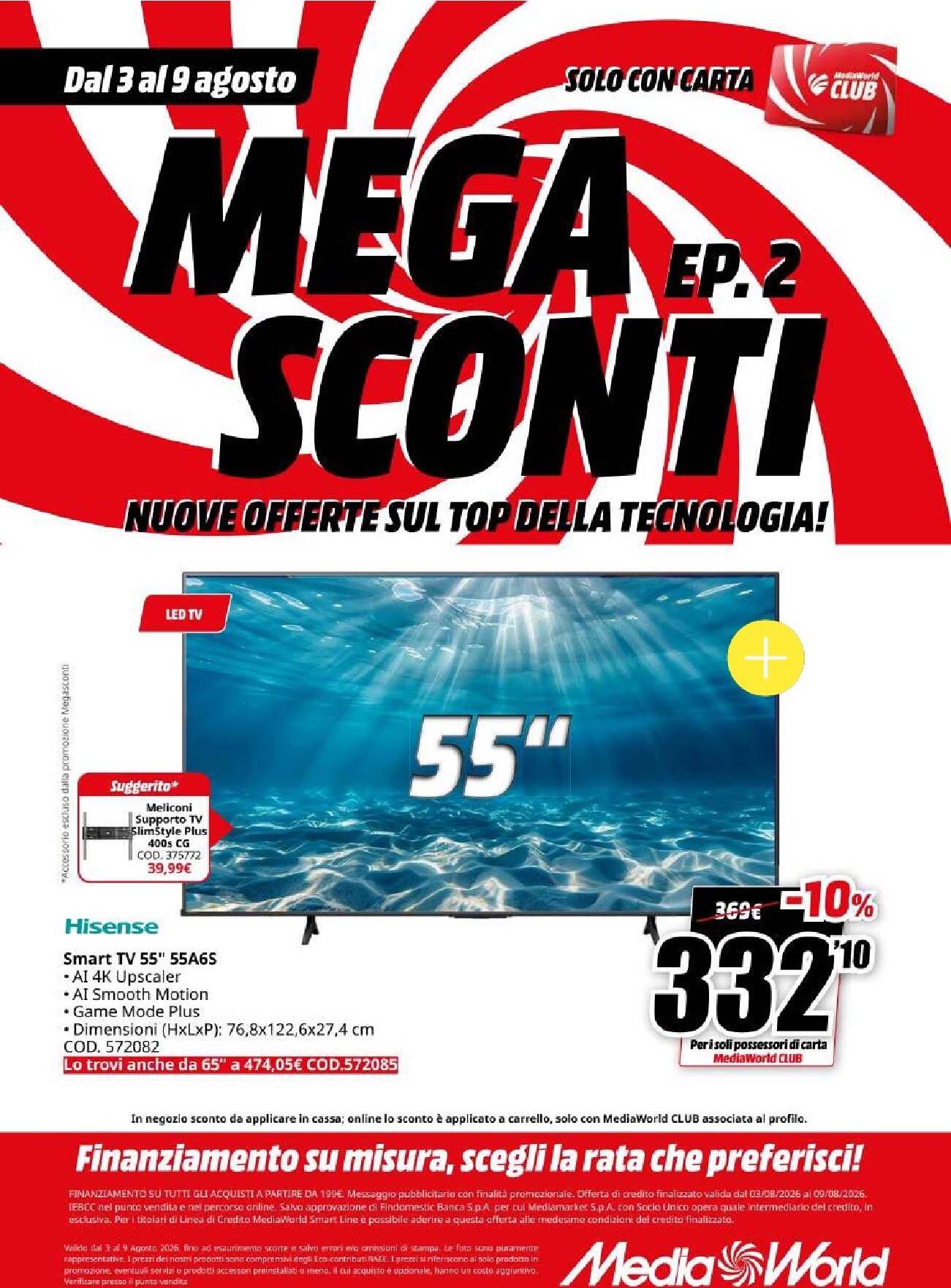 mediaworld - Volantino attuale di Mediaworld valido dal lunedì 03/08/2026 al domenica 09/08/2026 - page: 33