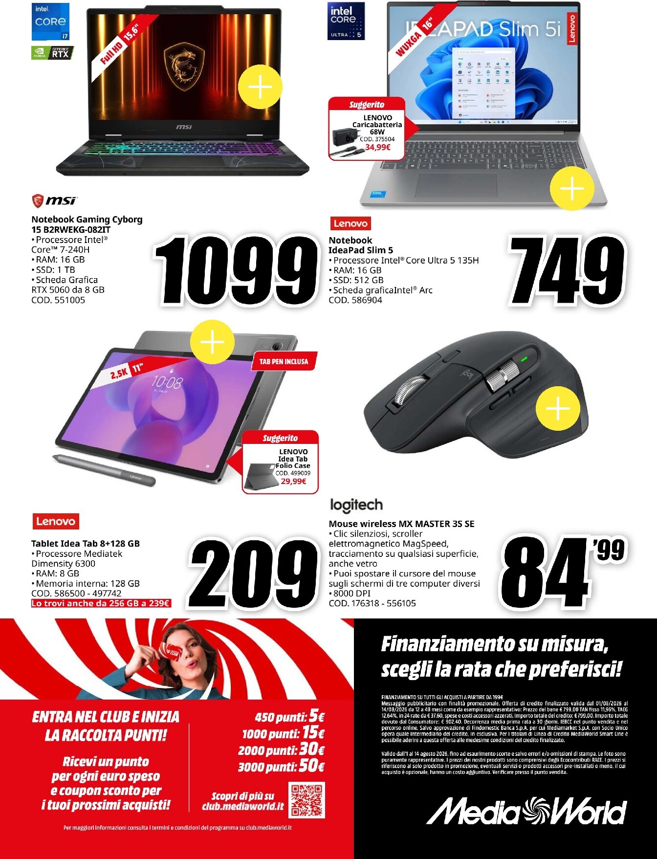 mediaworld - Volantino attuale di Mediaworld valido dal sabato 01/08/2026 al venerdì 14/08/2026 - page: 8