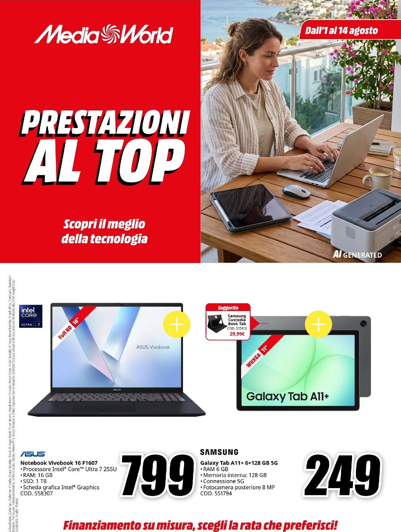 mediaworld - Volantino attuale di Mediaworld valido dal sabato 01/08/2026 al venerdì 14/08/2026 - page: 1