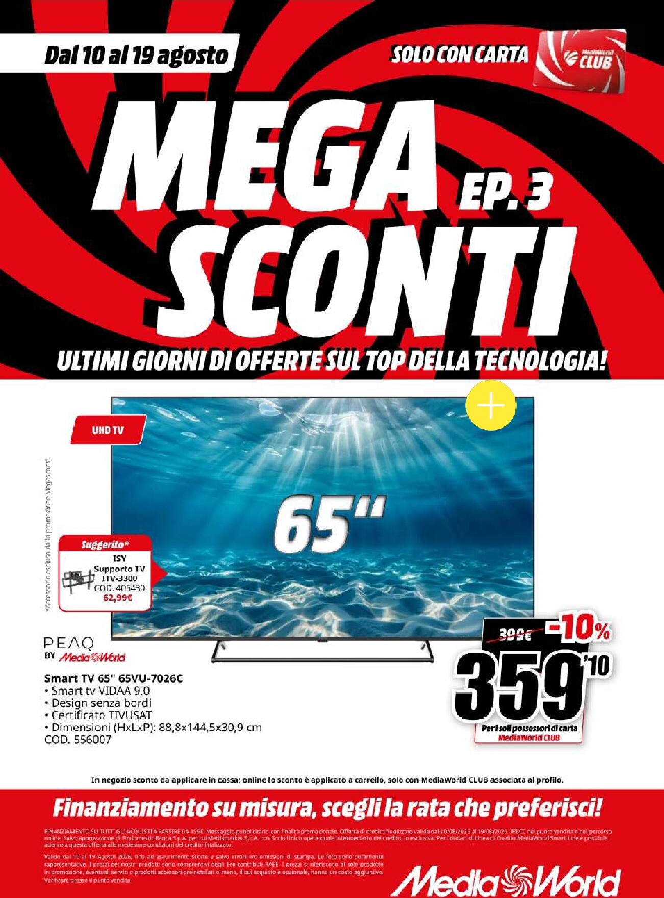 mediaworld - Volantino attuale di Mediaworld valido dal lunedì 10/08/2026 al mercoledì 19/08/2026 - page: 25
