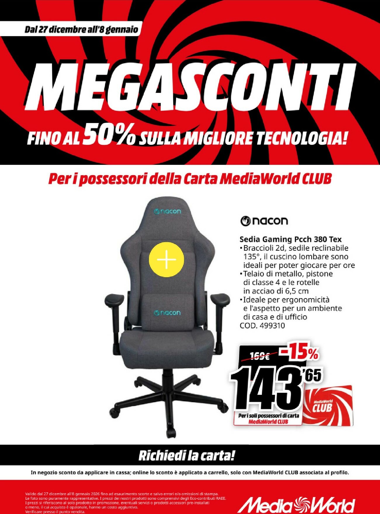 mediaworld - Volantino Mediaworld valido dal 27/12 al 08/01 - page: 24