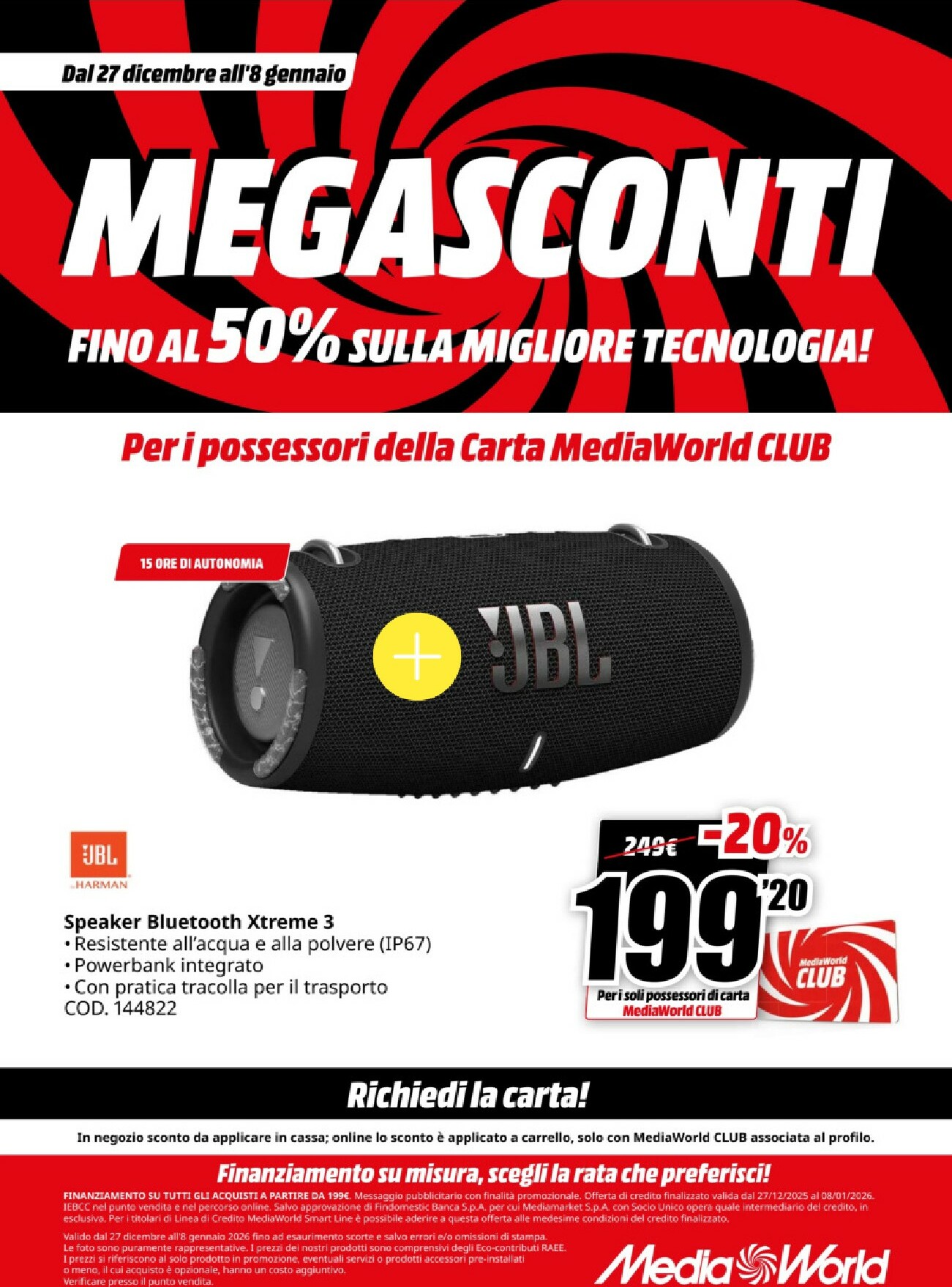 mediaworld - Volantino Mediaworld valido dal 27/12 al 08/01 - page: 28