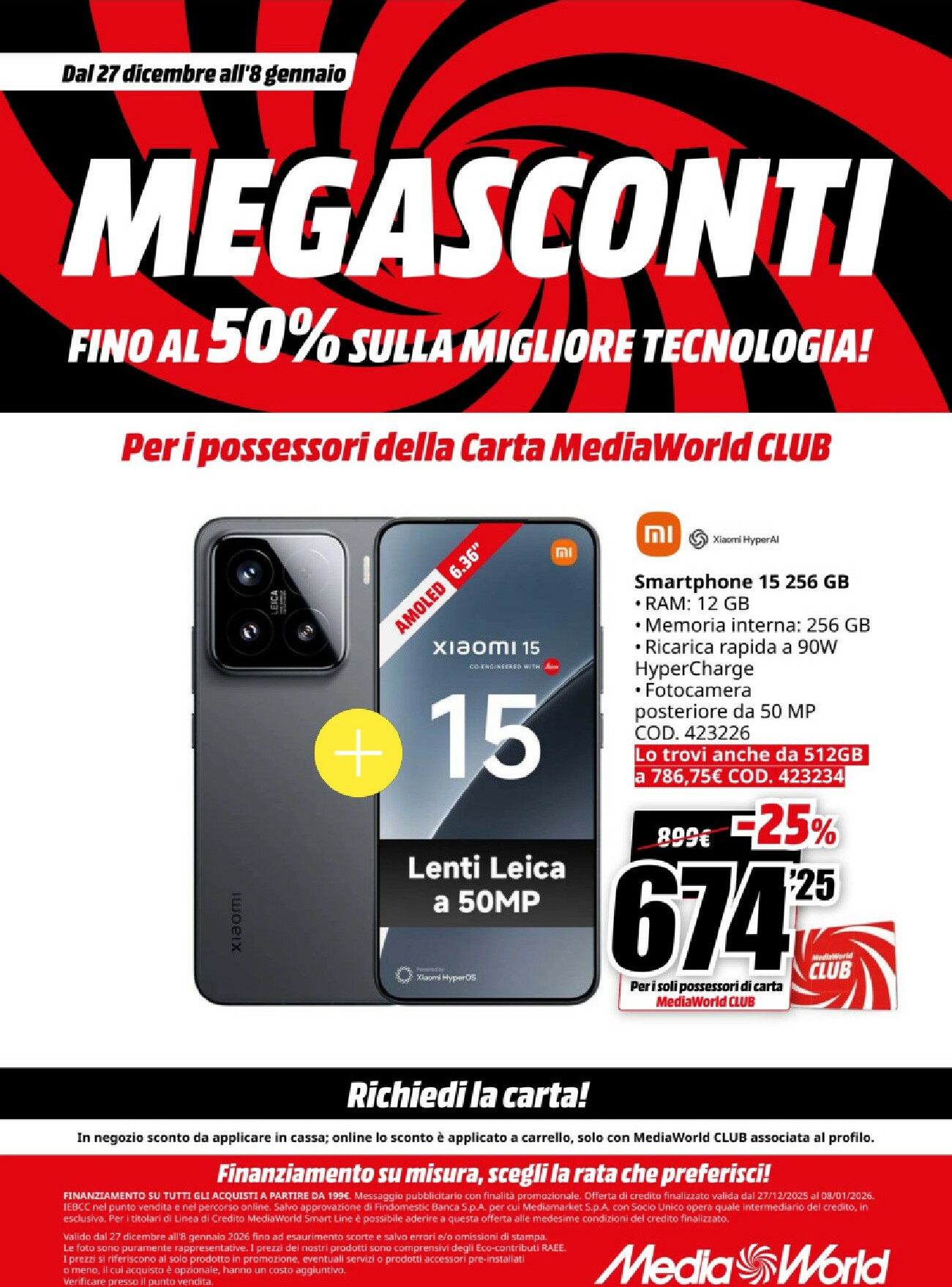 mediaworld - Volantino Mediaworld valido dal 27/12 al 08/01 - page: 4