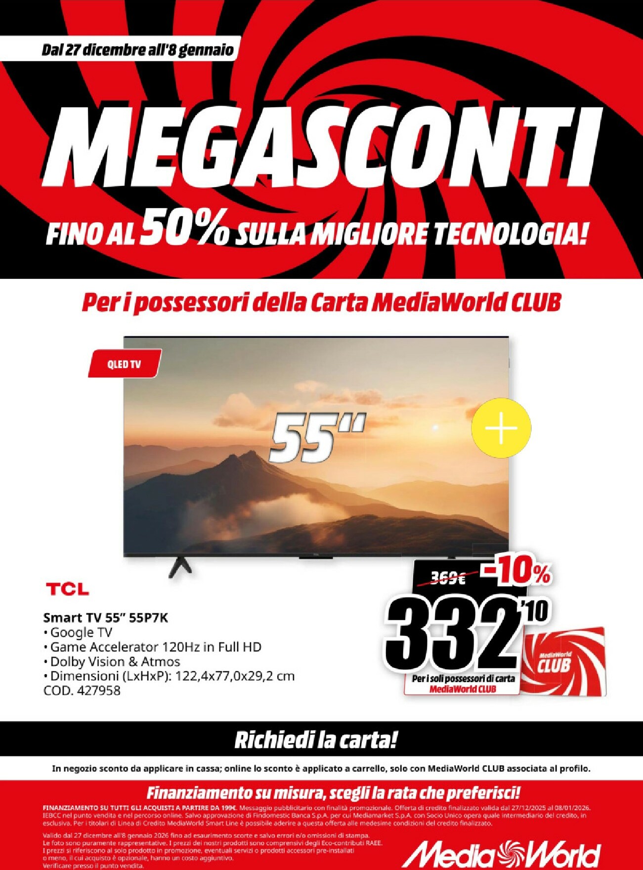 mediaworld - Volantino Mediaworld valido dal 27/12 al 08/01 - page: 37