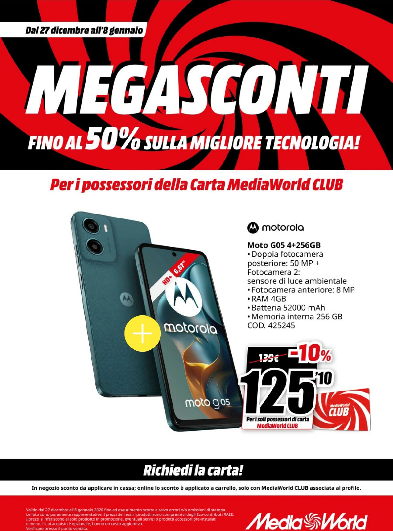 mediaworld - Volantino Mediaworld valido dal 27/12 al 08/01 - page: 8