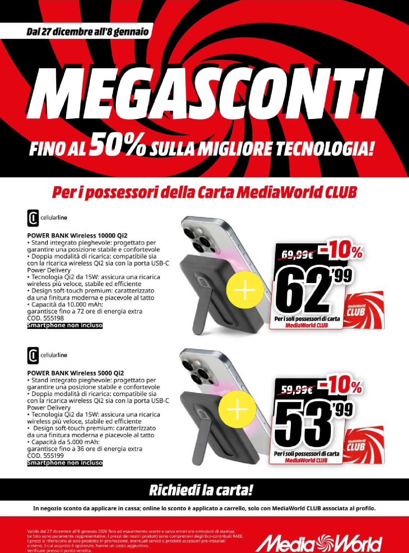 mediaworld - Volantino Mediaworld valido dal 27/12 al 08/01 - page: 9
