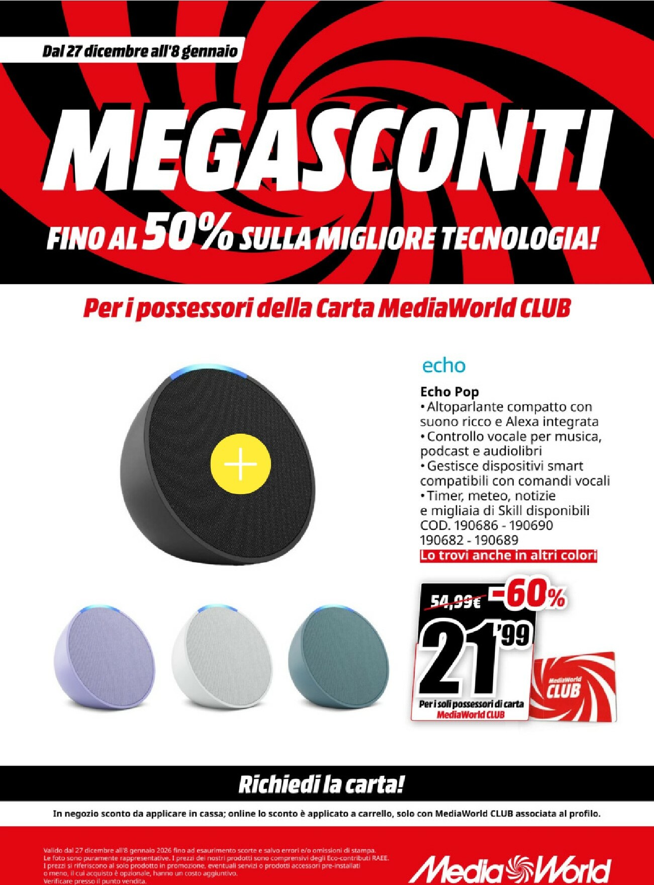mediaworld - Volantino Mediaworld valido dal 27/12 al 08/01 - page: 31