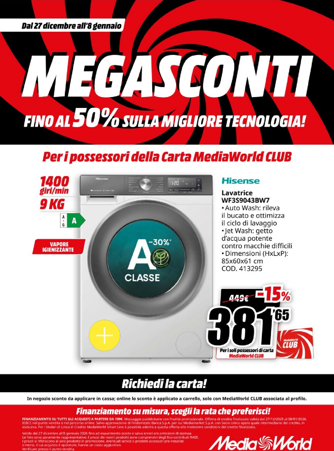 mediaworld - Volantino Mediaworld valido dal 27/12 al 08/01 - page: 48