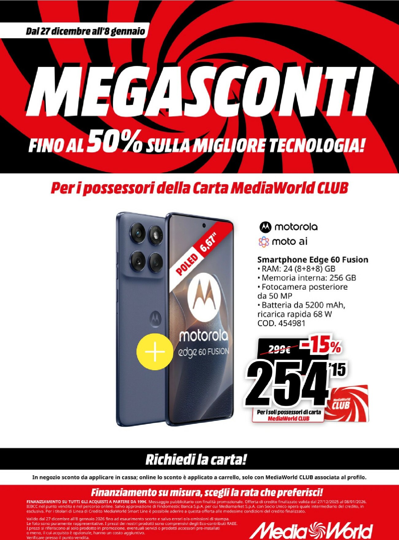 mediaworld - Volantino Mediaworld valido dal 27/12 al 08/01 - page: 6