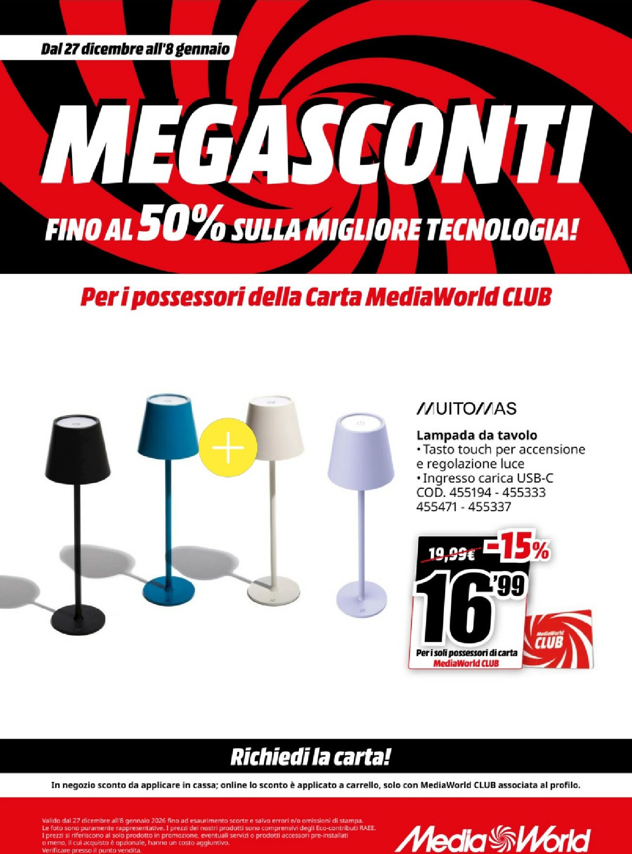 mediaworld - Volantino Mediaworld valido dal 27/12 al 08/01 - page: 30