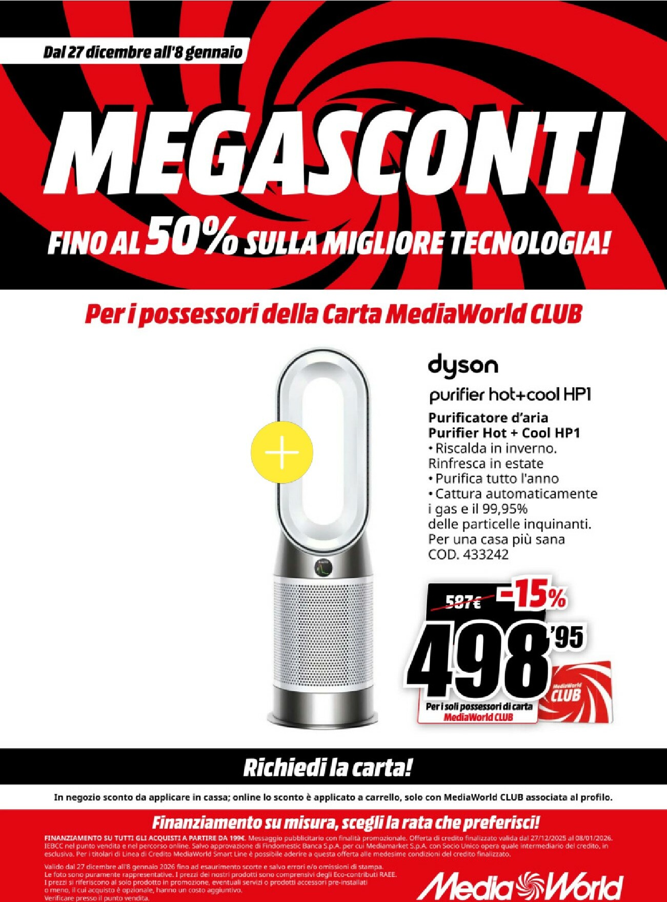 mediaworld - Volantino Mediaworld valido dal 27/12 al 08/01 - page: 50