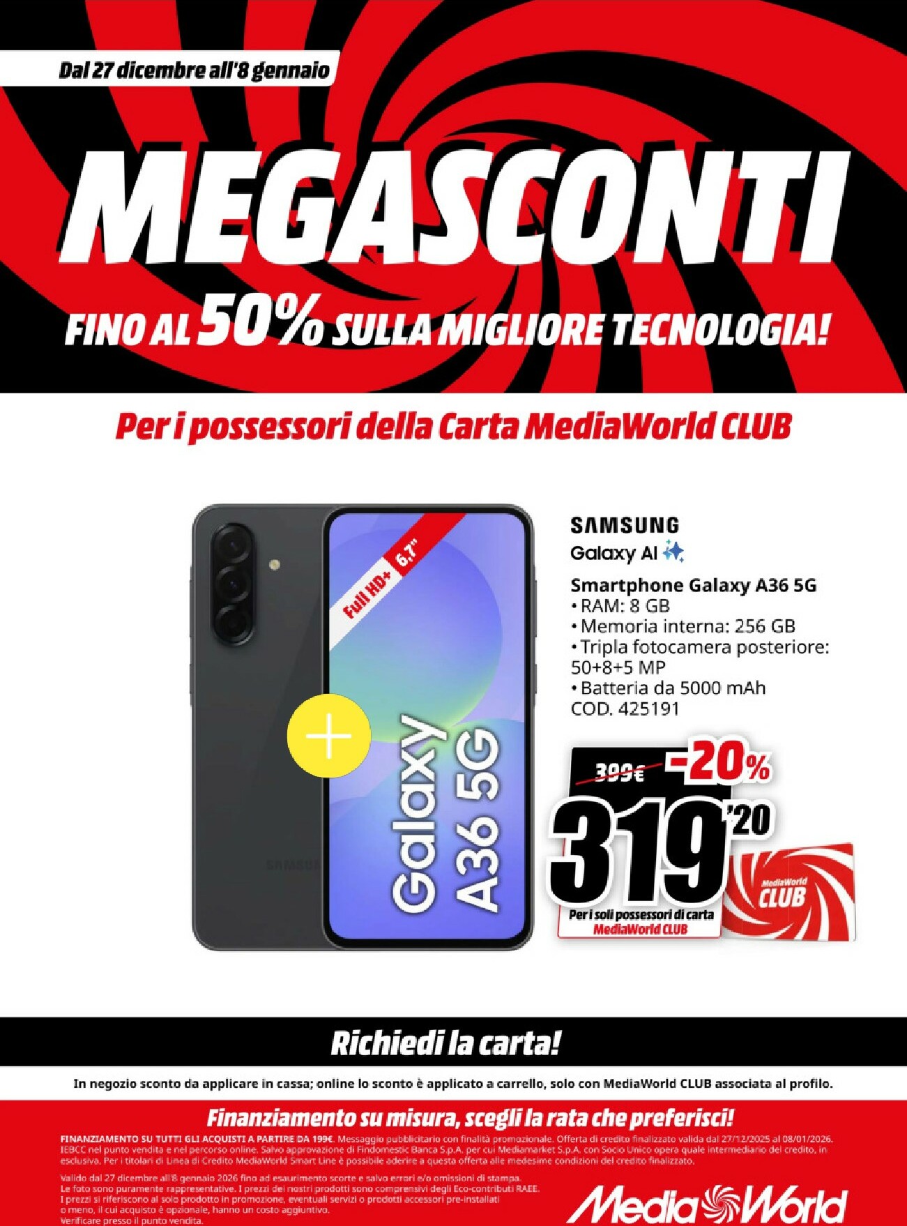 mediaworld - Volantino Mediaworld valido dal 27/12 al 08/01 - page: 5